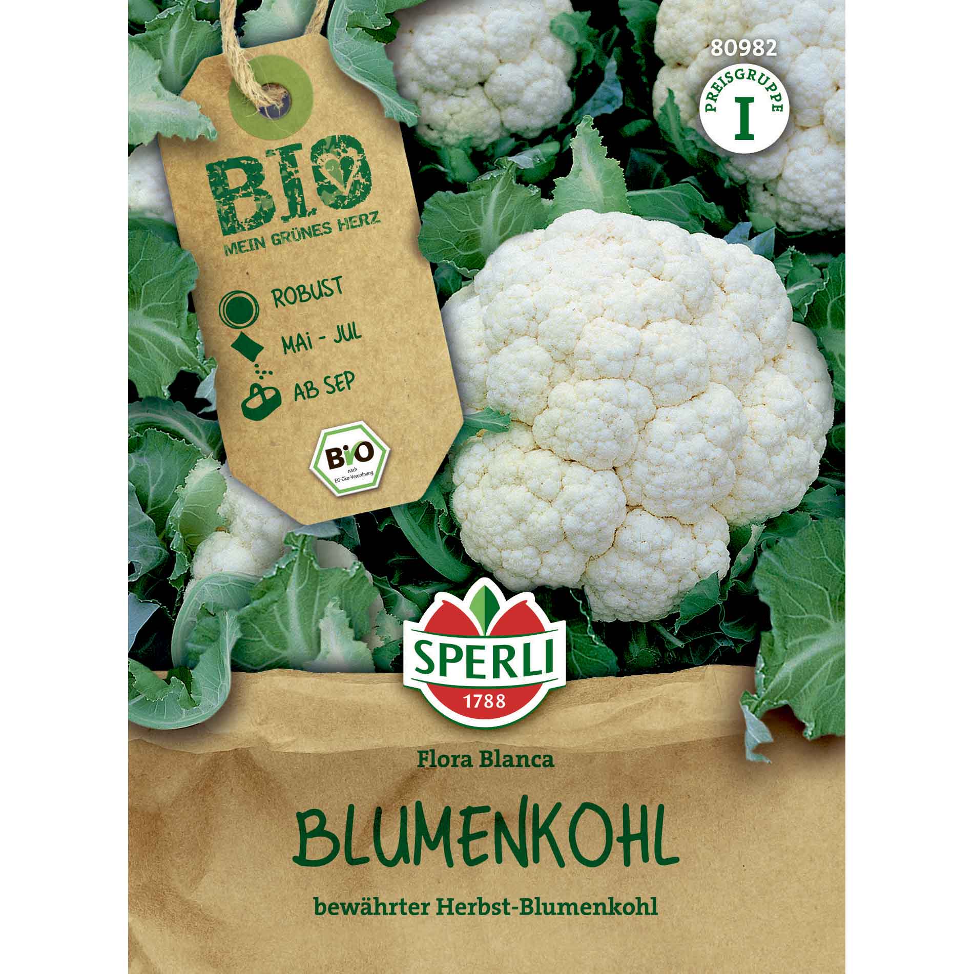 Blomkålsfrön - Ekologiska - Sperli