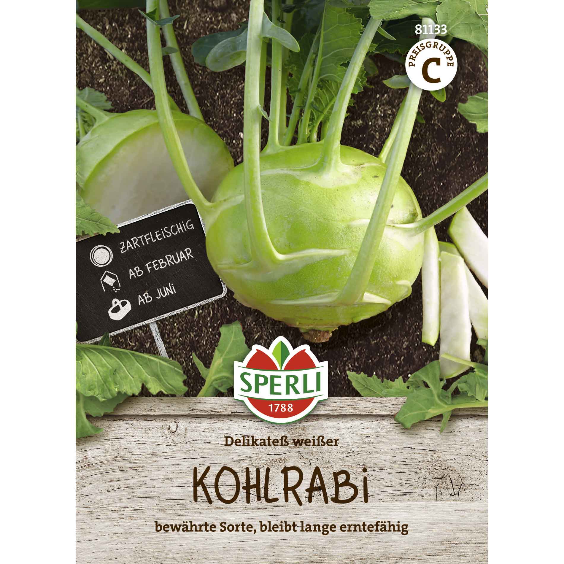 Kålrabi delikatess vit