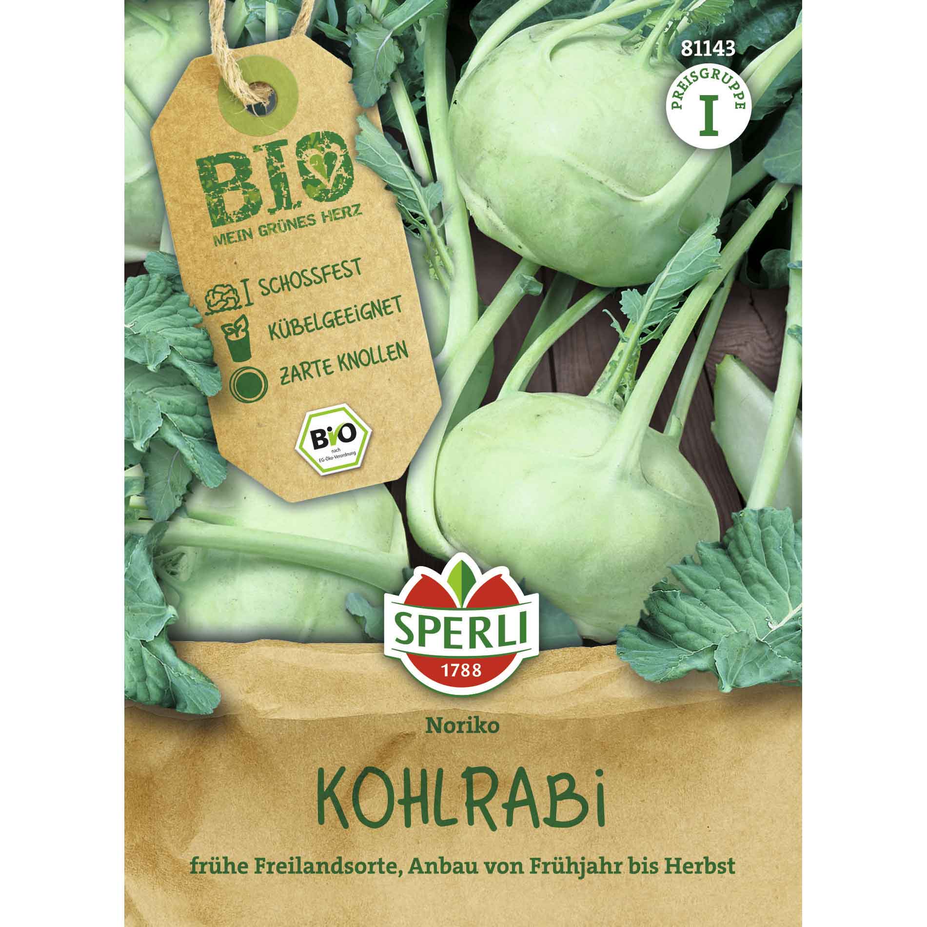 BIO kålrabbi, vit