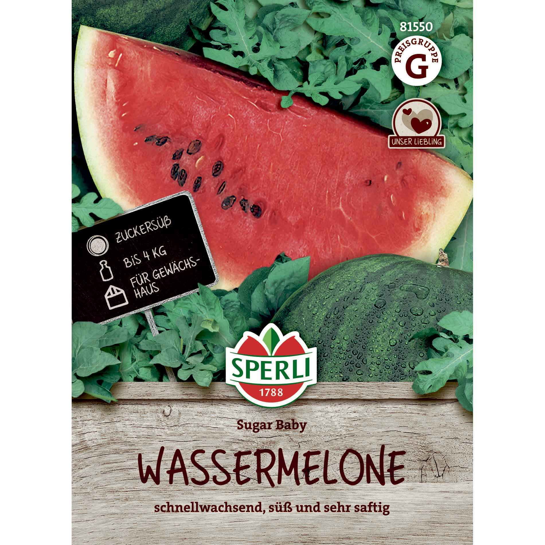 Vandmelonfrø - Sugar Baby - Sperli