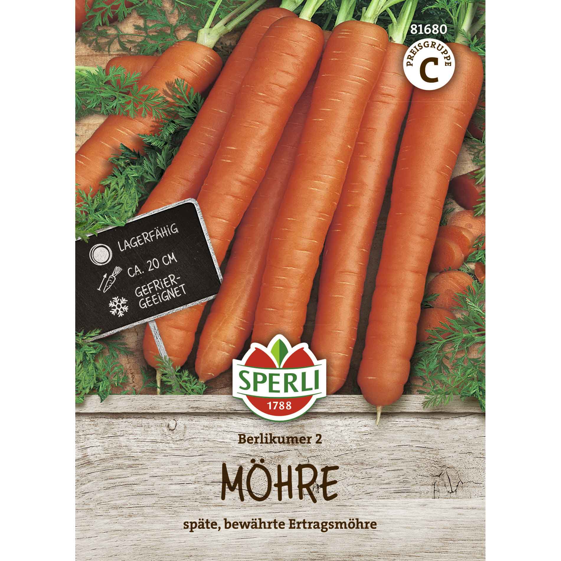 Carrot seeds - Lange rote stumpfe ohne Herz 2