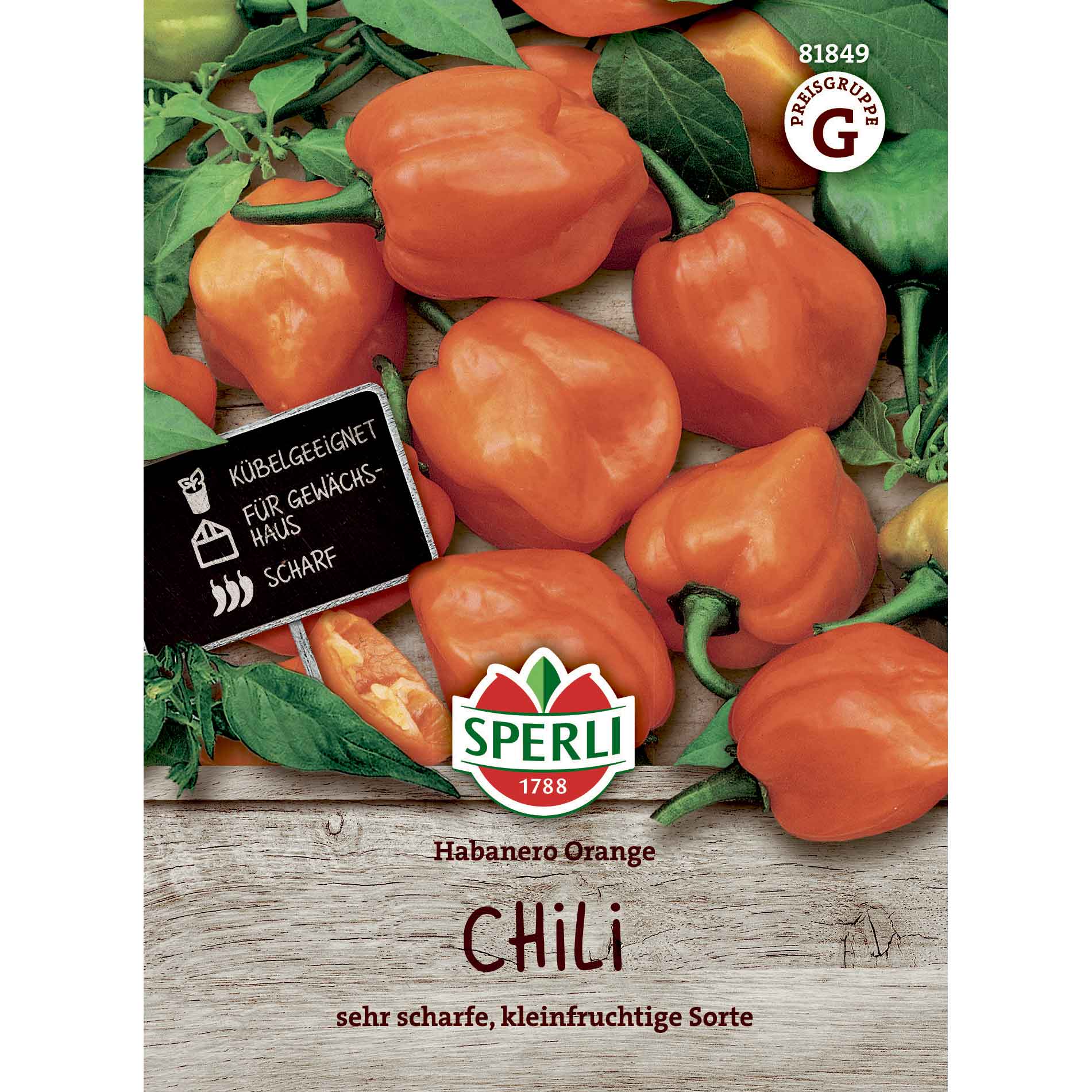 Pepparfrön - Sperli -Habanero Orange