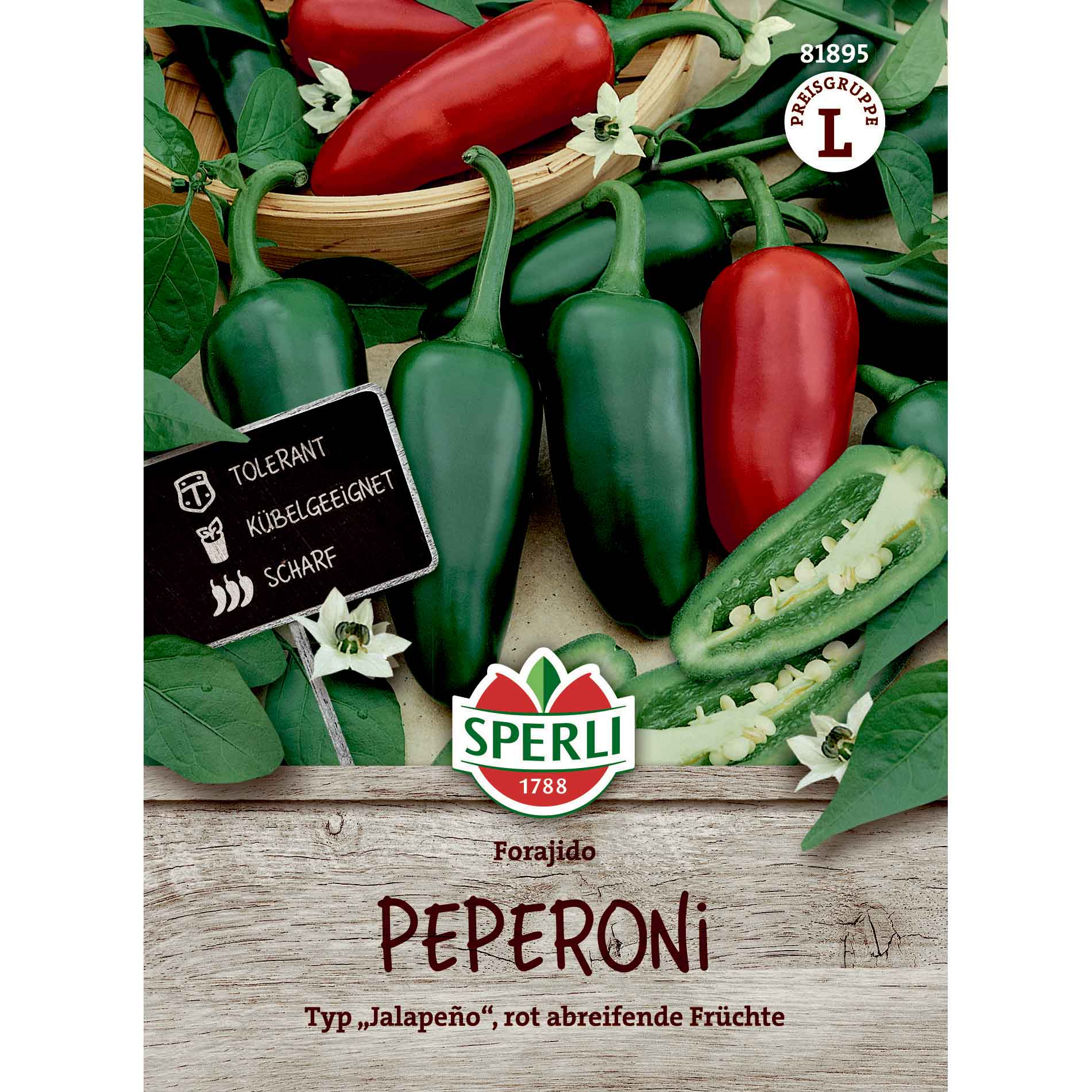 Chilipepparfrön - Forajido, F1