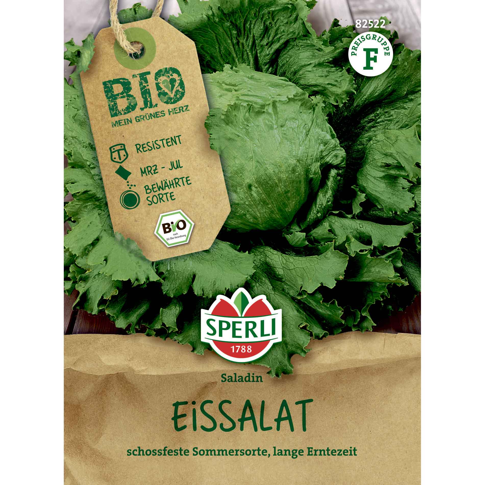 Isbergssalladsfrön - Ekologiska - Sperli