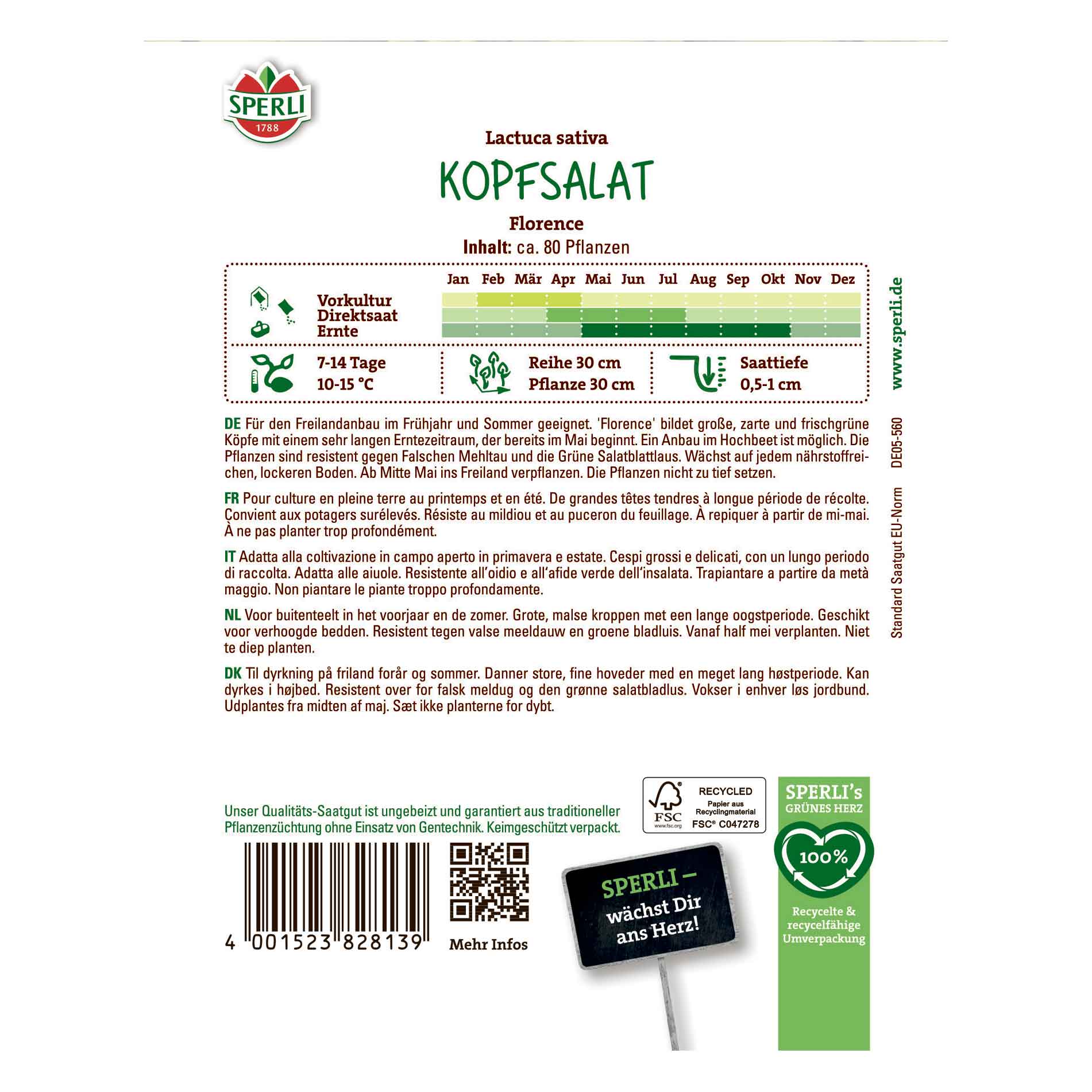 Salladsfrön - Florence Sperli