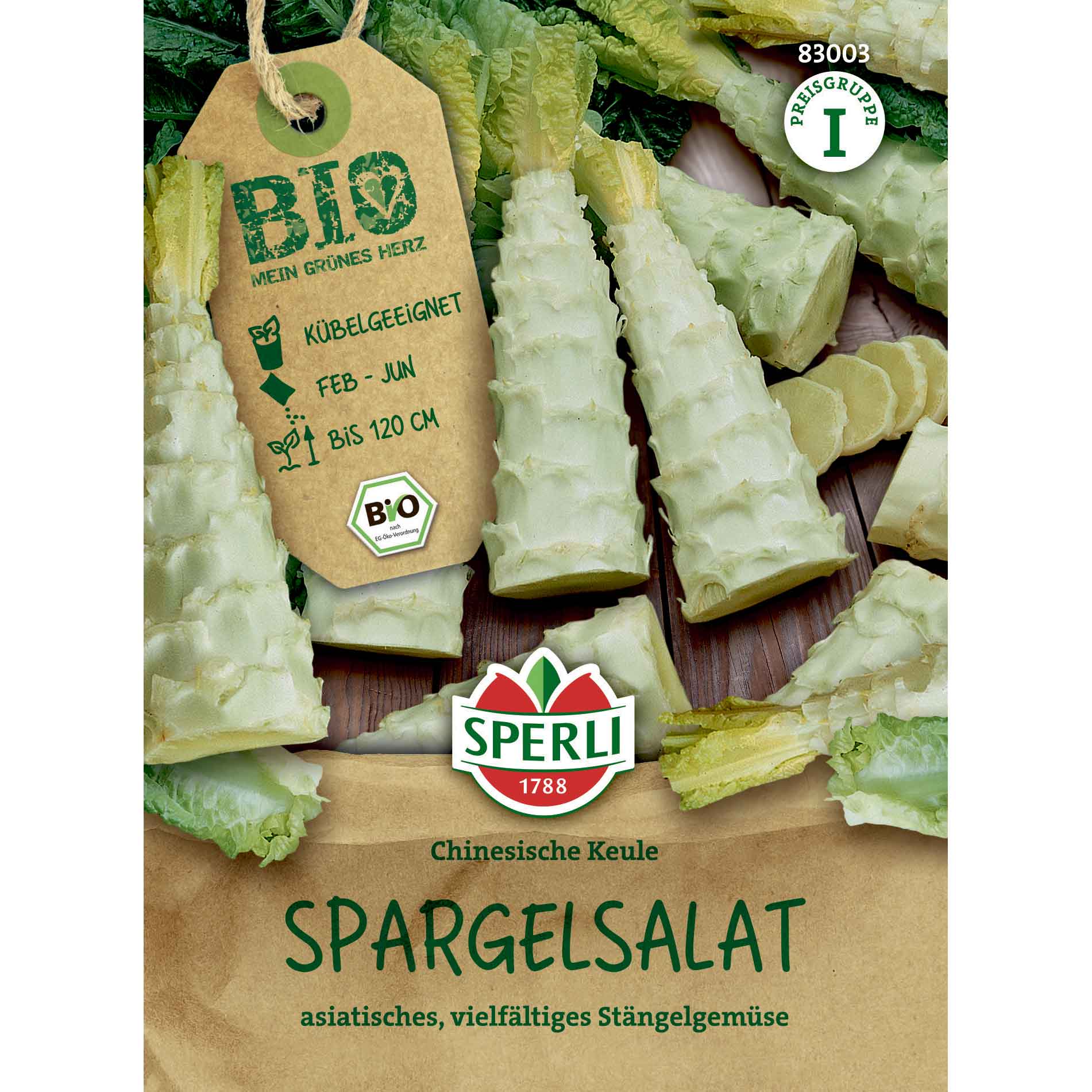 Sparrissalladsfrön - Ekologisk sparrissallad