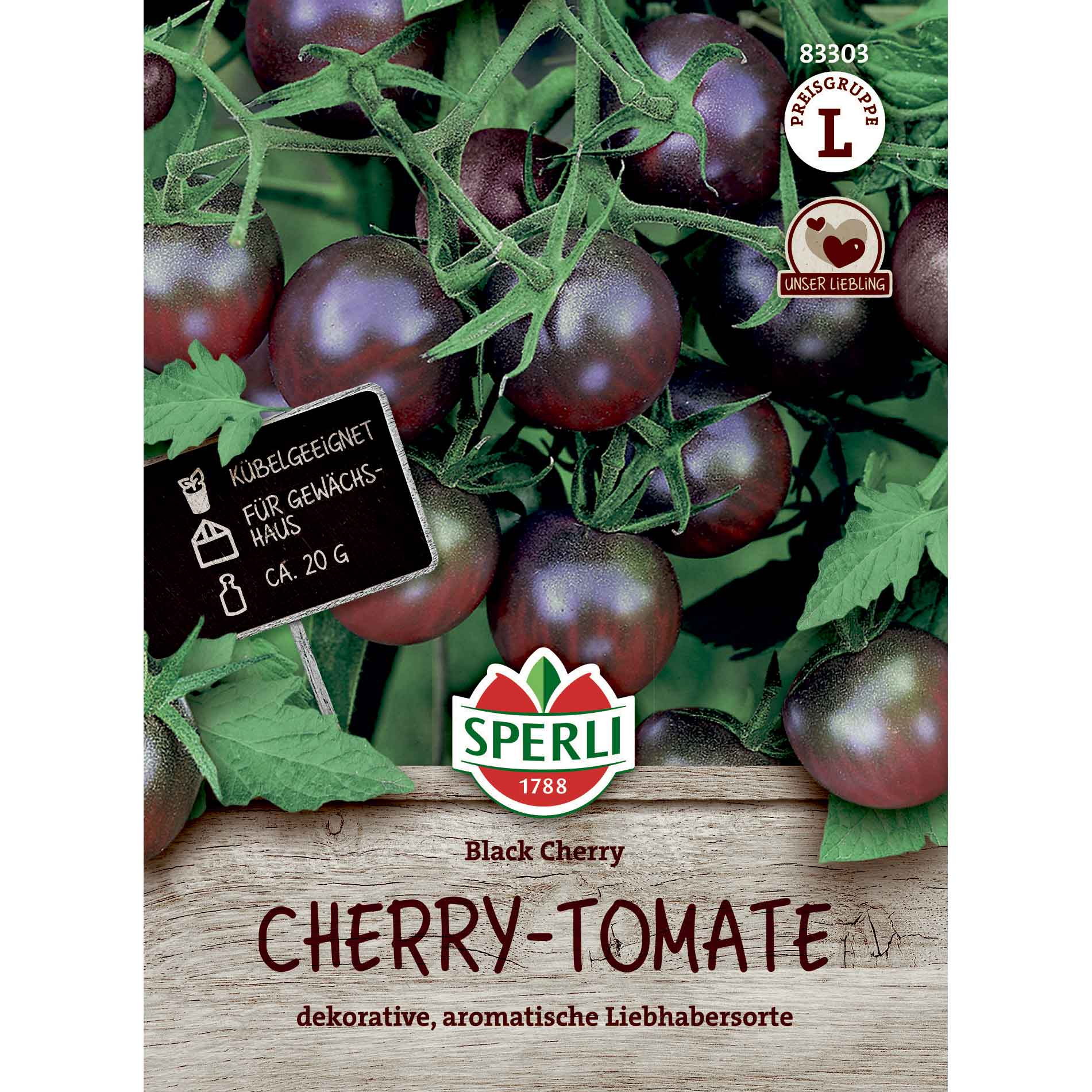 Tomato seeds - Black Cherry - Sperli