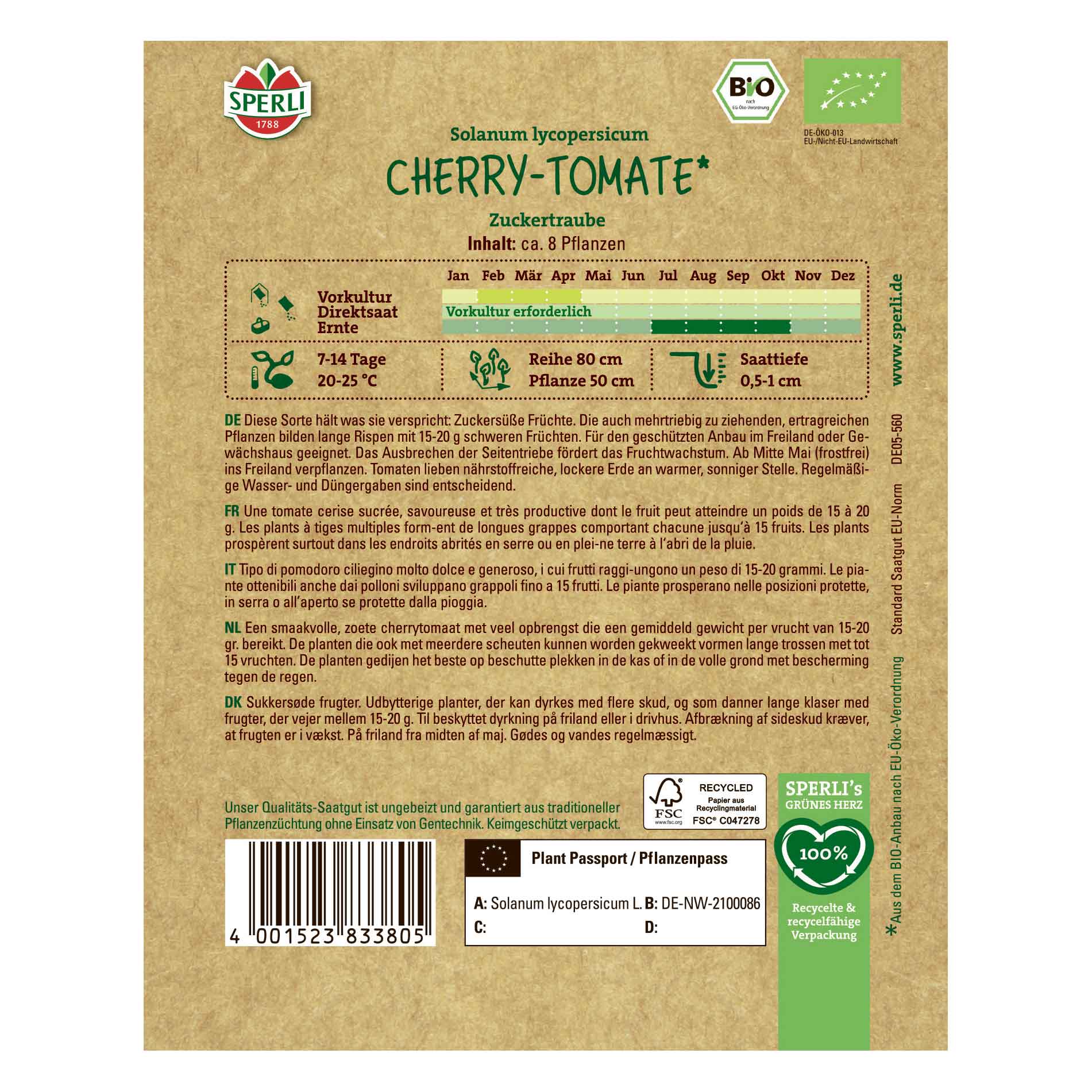 Cherry Tomato Seeds - Organic
