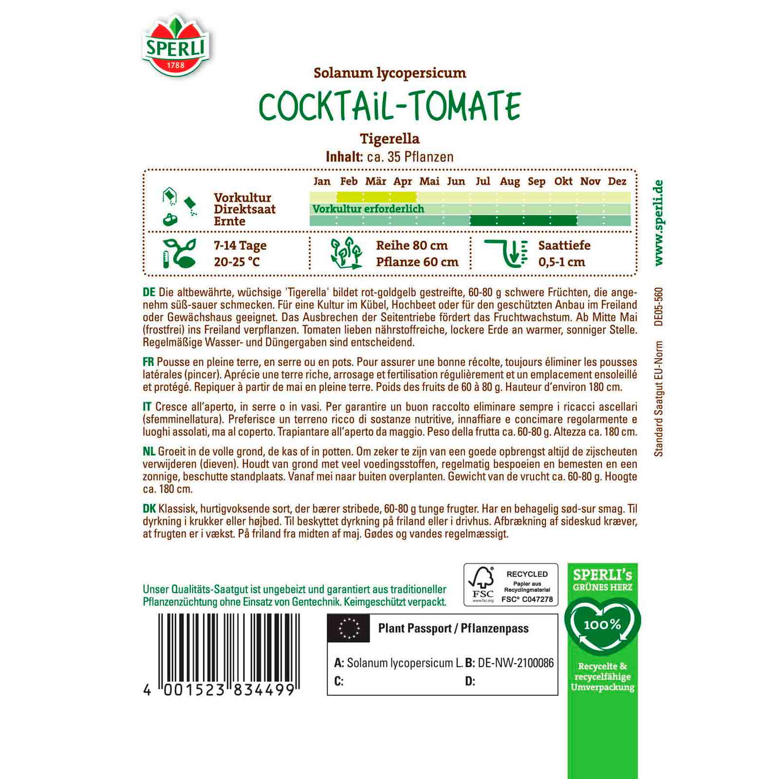 Cocktail-Tomate Tigerella