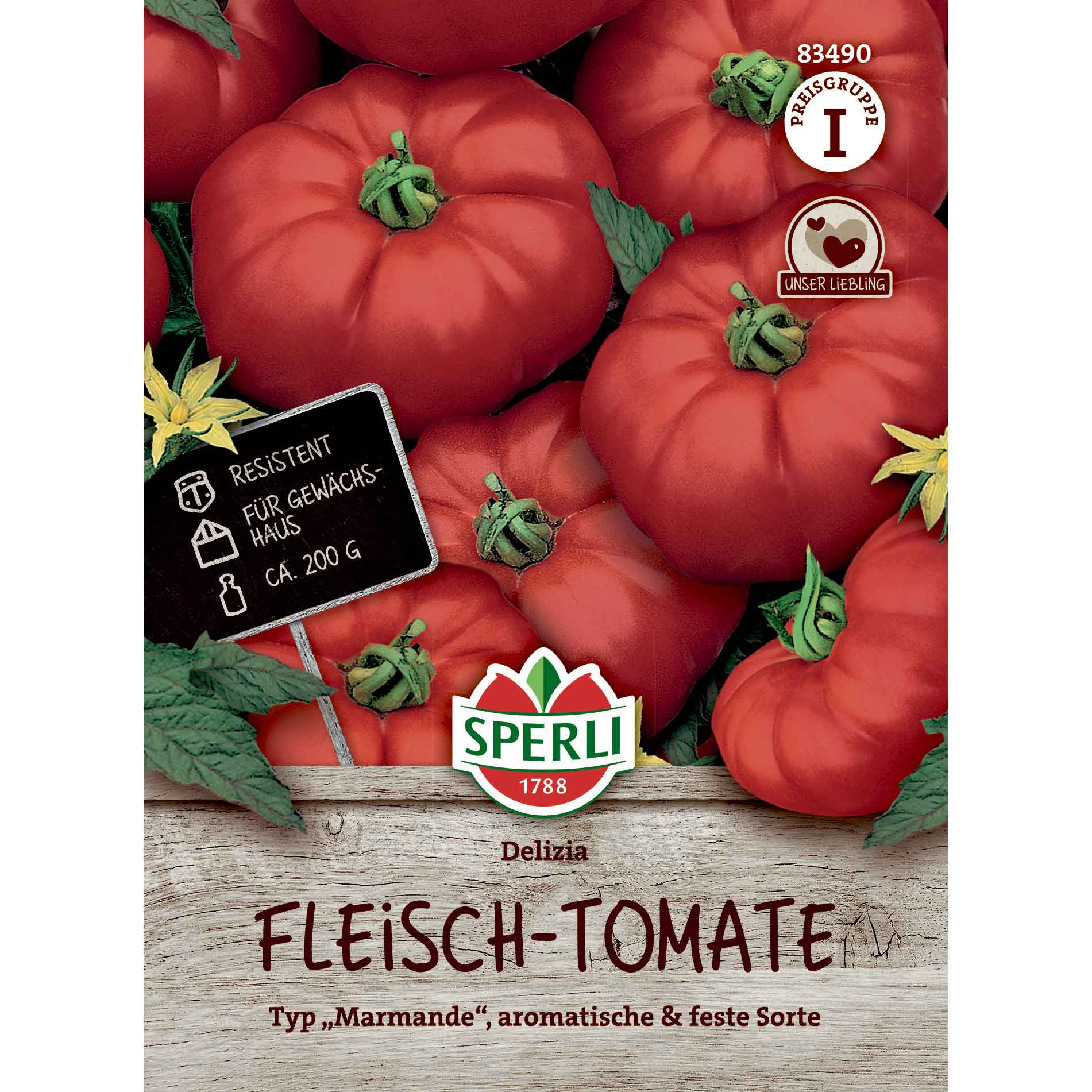 Tomato seeds Delizia, F1
