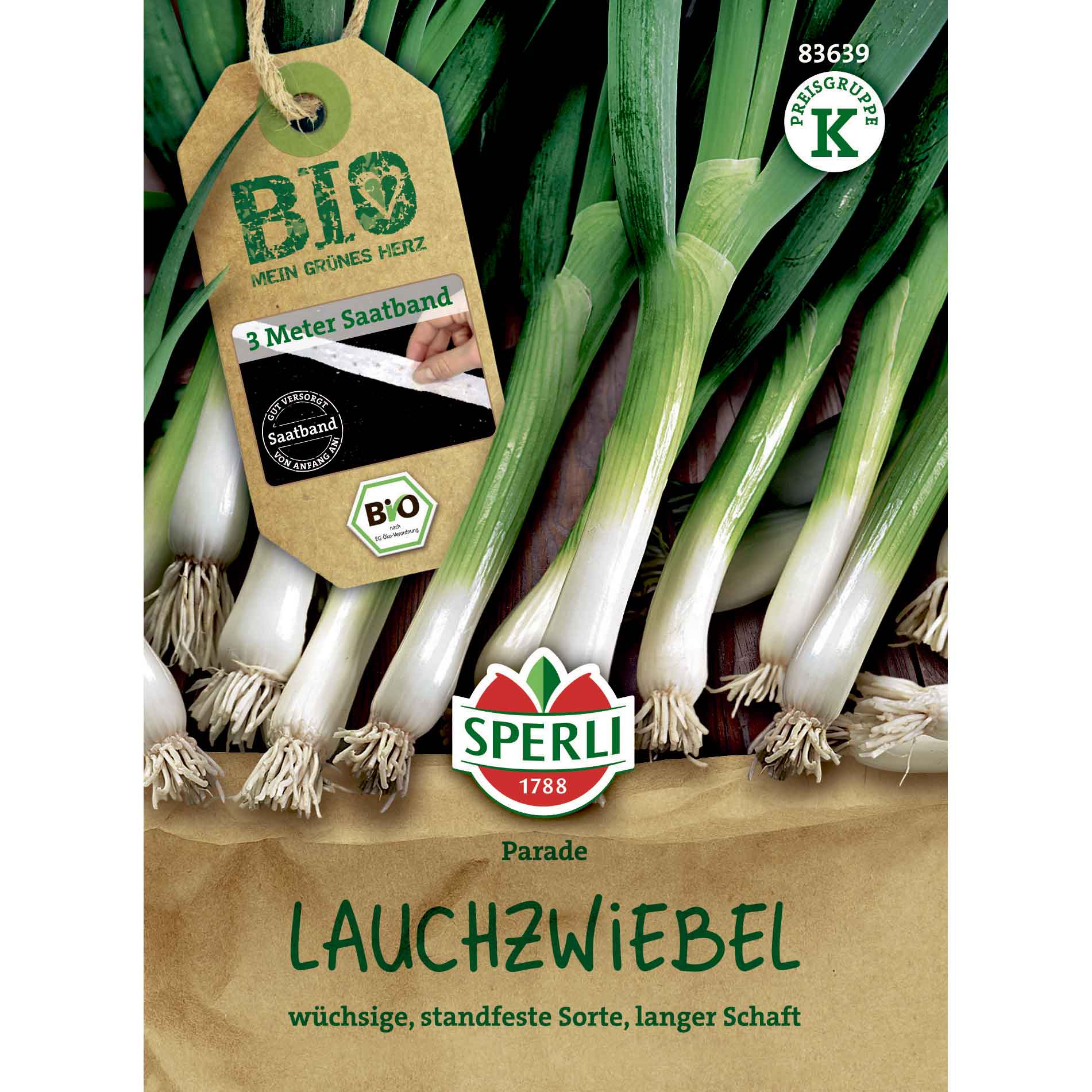 BIO Purjolök. Frötejp