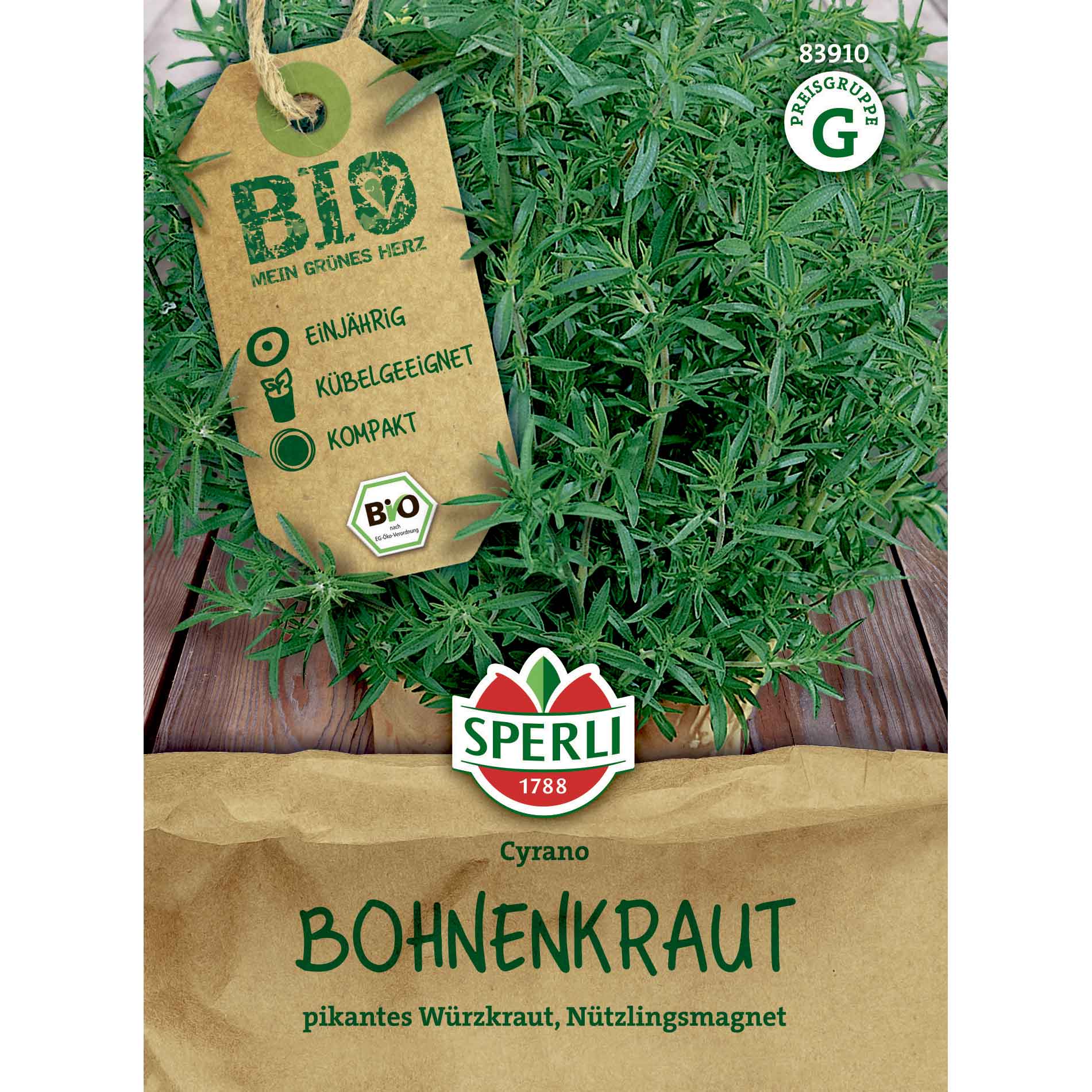 Bönörtsfrön - Ekologisk - Bohnenkraut