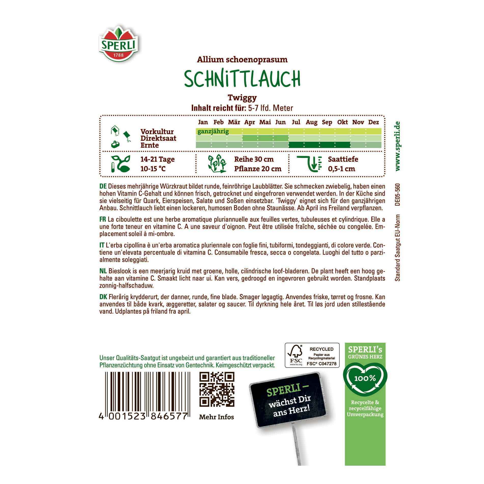 Gräslöksfrön - Twiggy