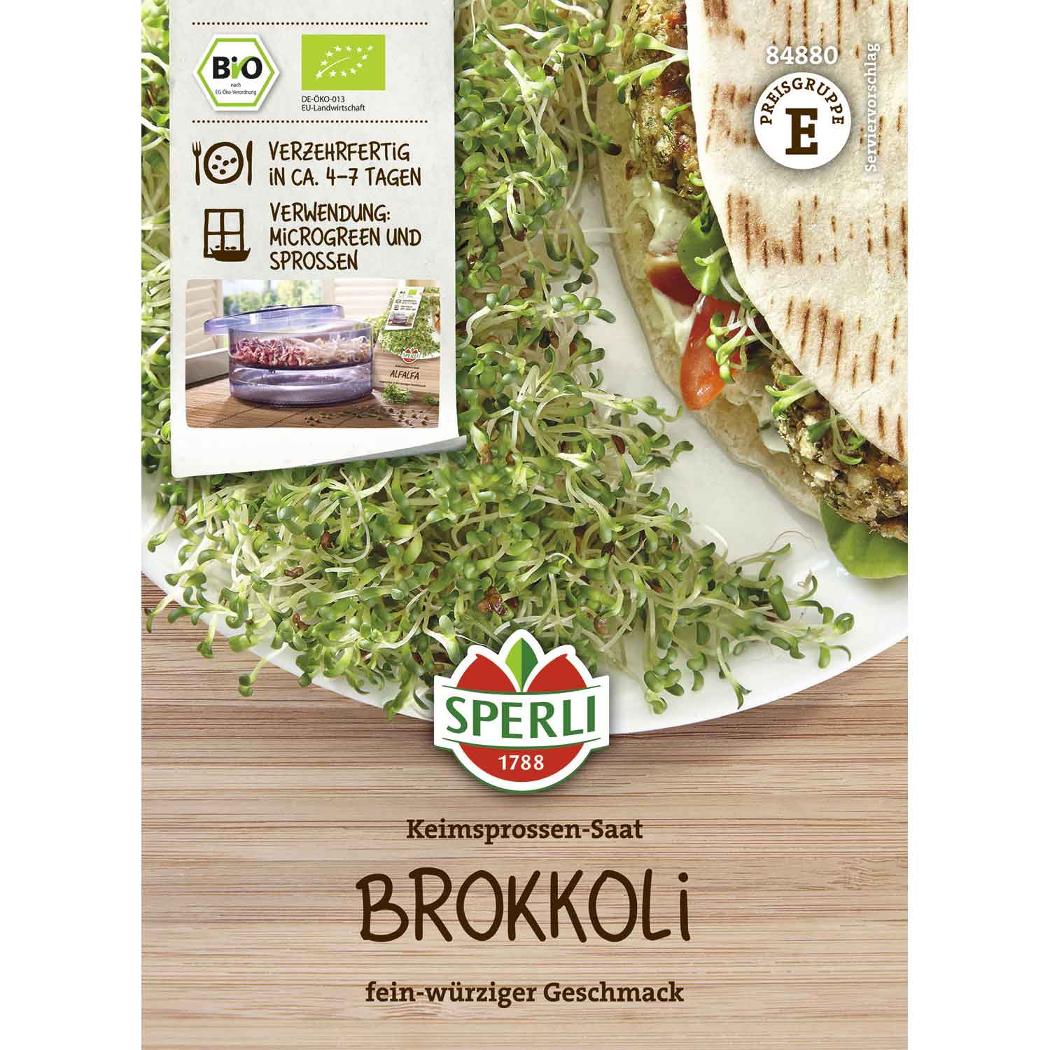 BIO Broccoli groddar frön