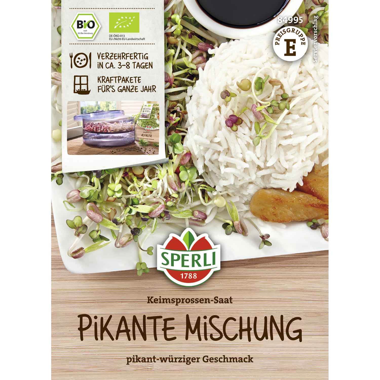 BIO Groddar Kryddig Blandning