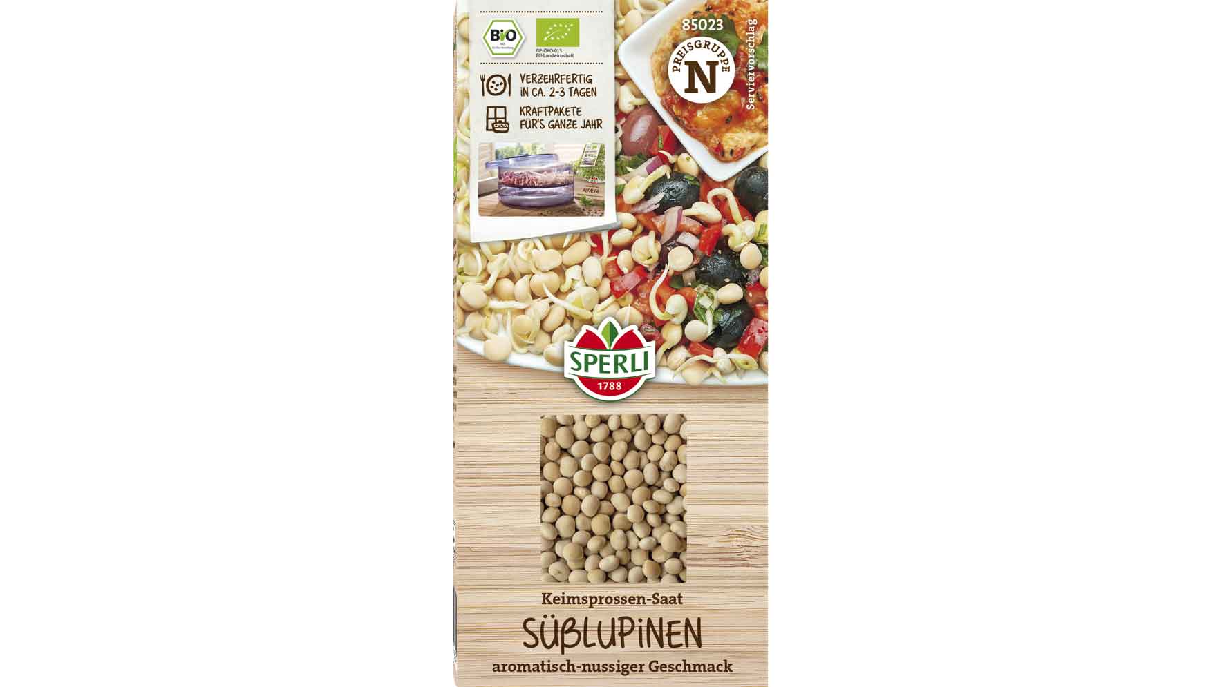 BIO Sötlupin groddar