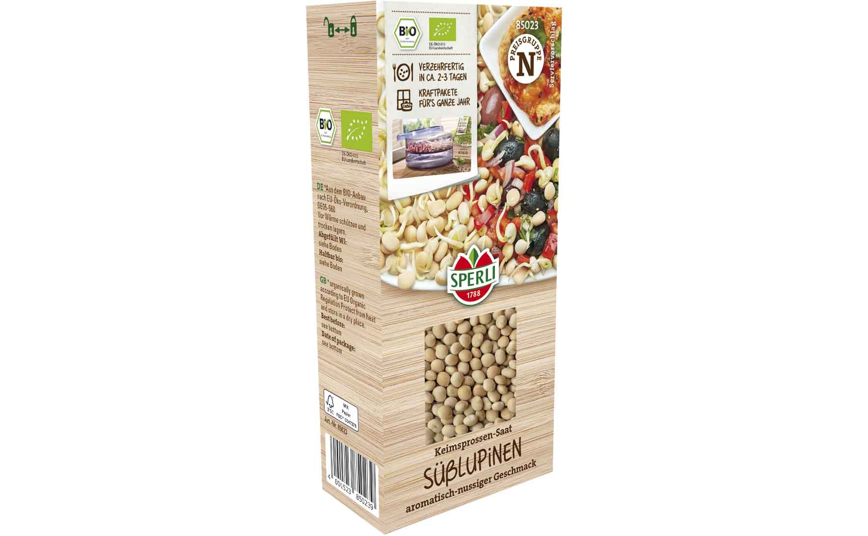 BIO Sötlupin groddar