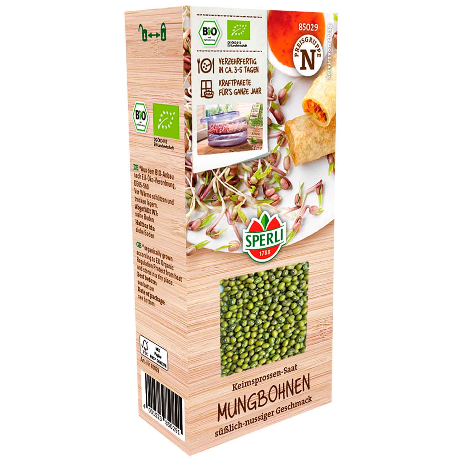 BIO Sprout frön mungbönor