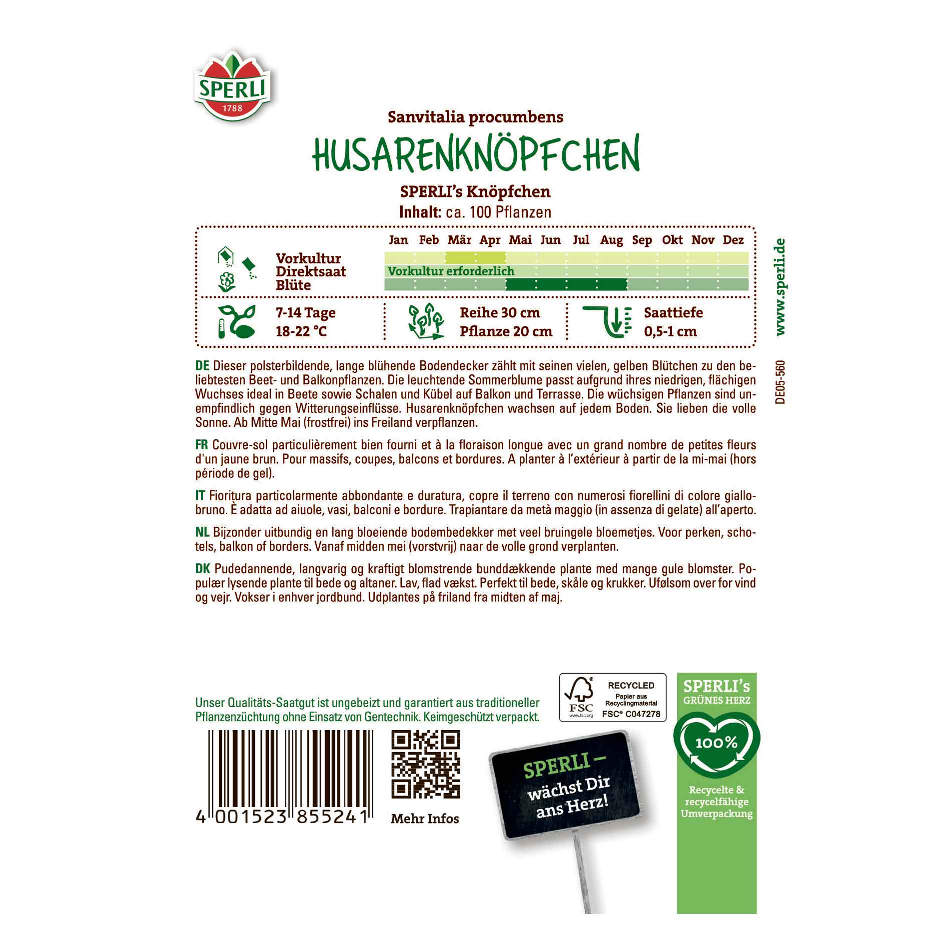 Gold button - SPERLI's Knöpfchen