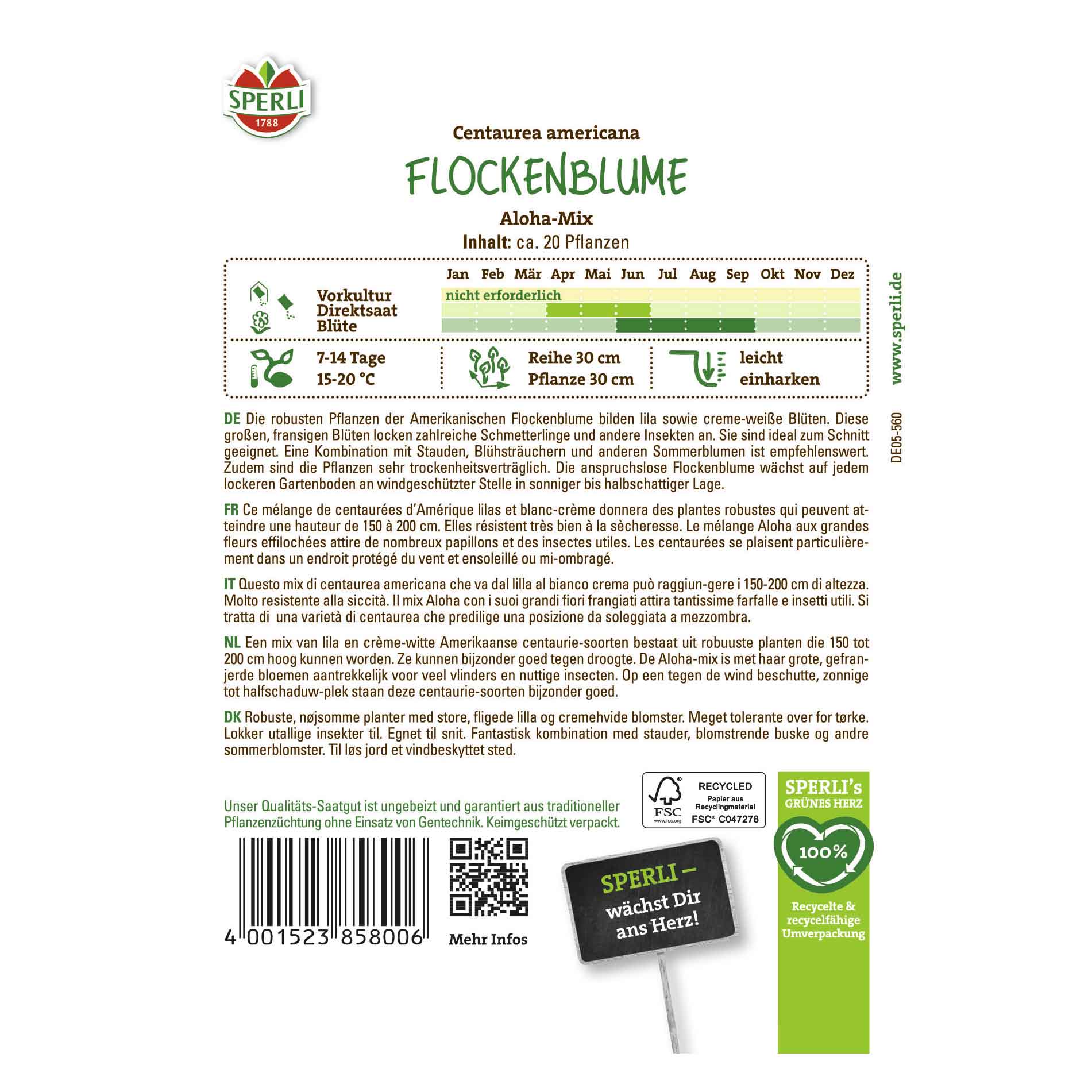 Blåklint - Aloha Mix