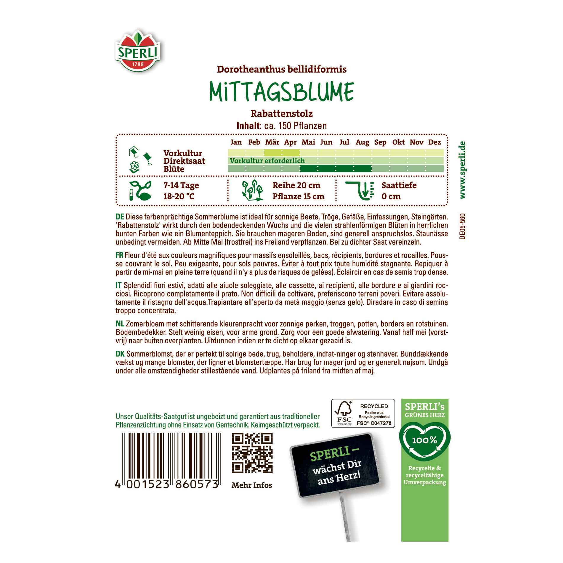 Dinner Flower - Rabattenstolz