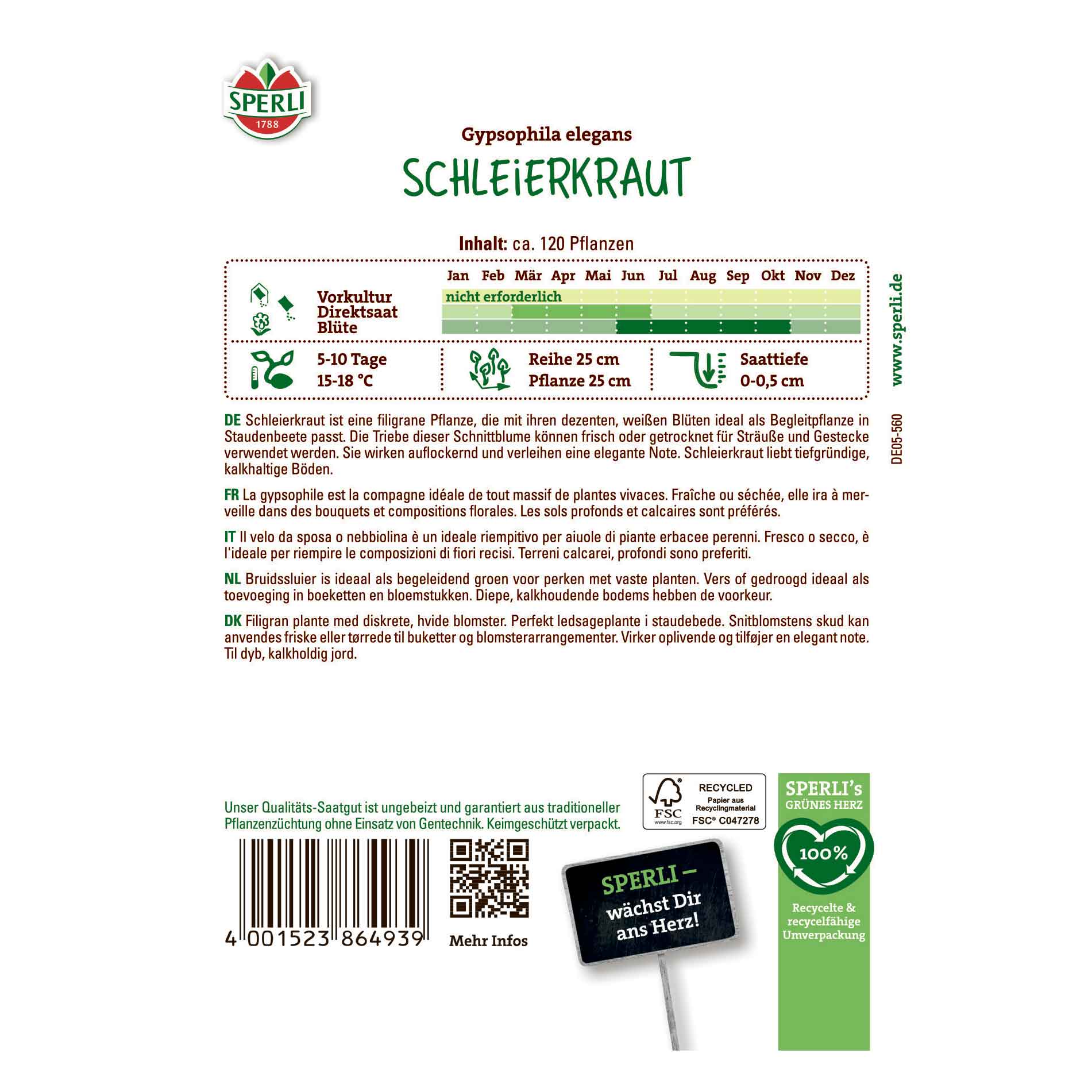 Bridal Veil Seeds - Sperli