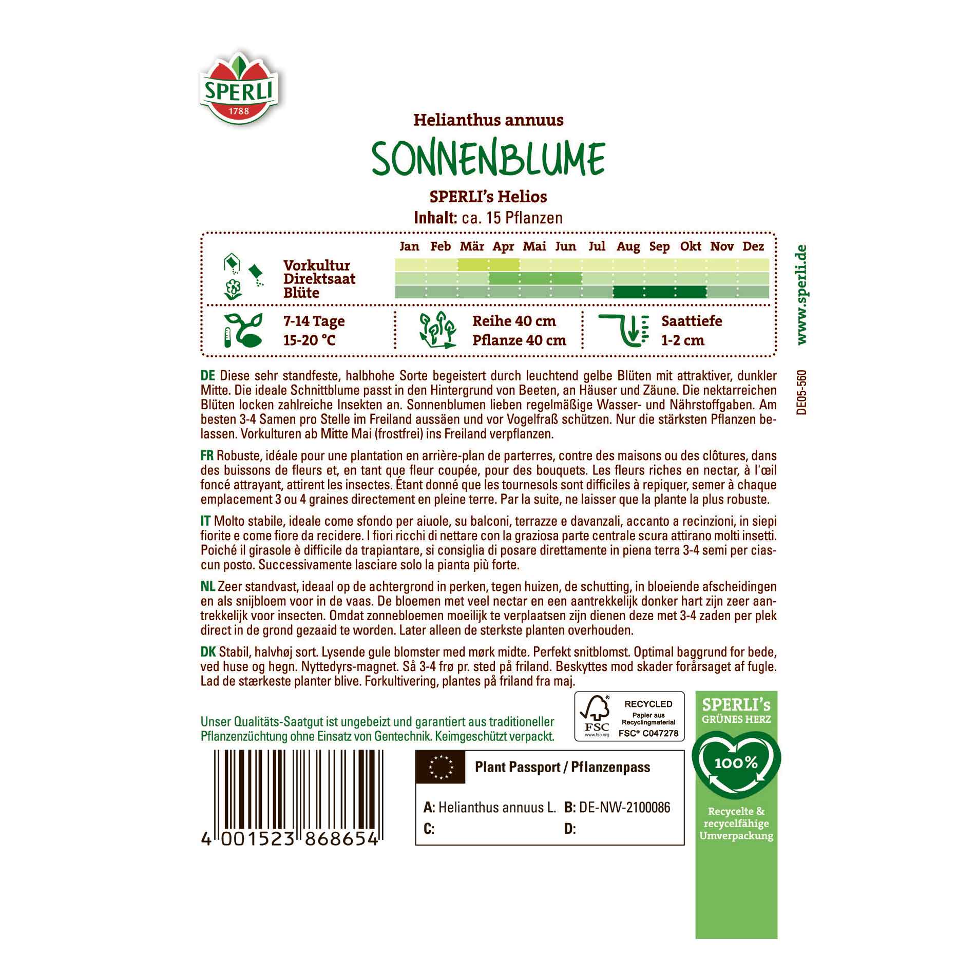 Solros - SPERLI's Helios