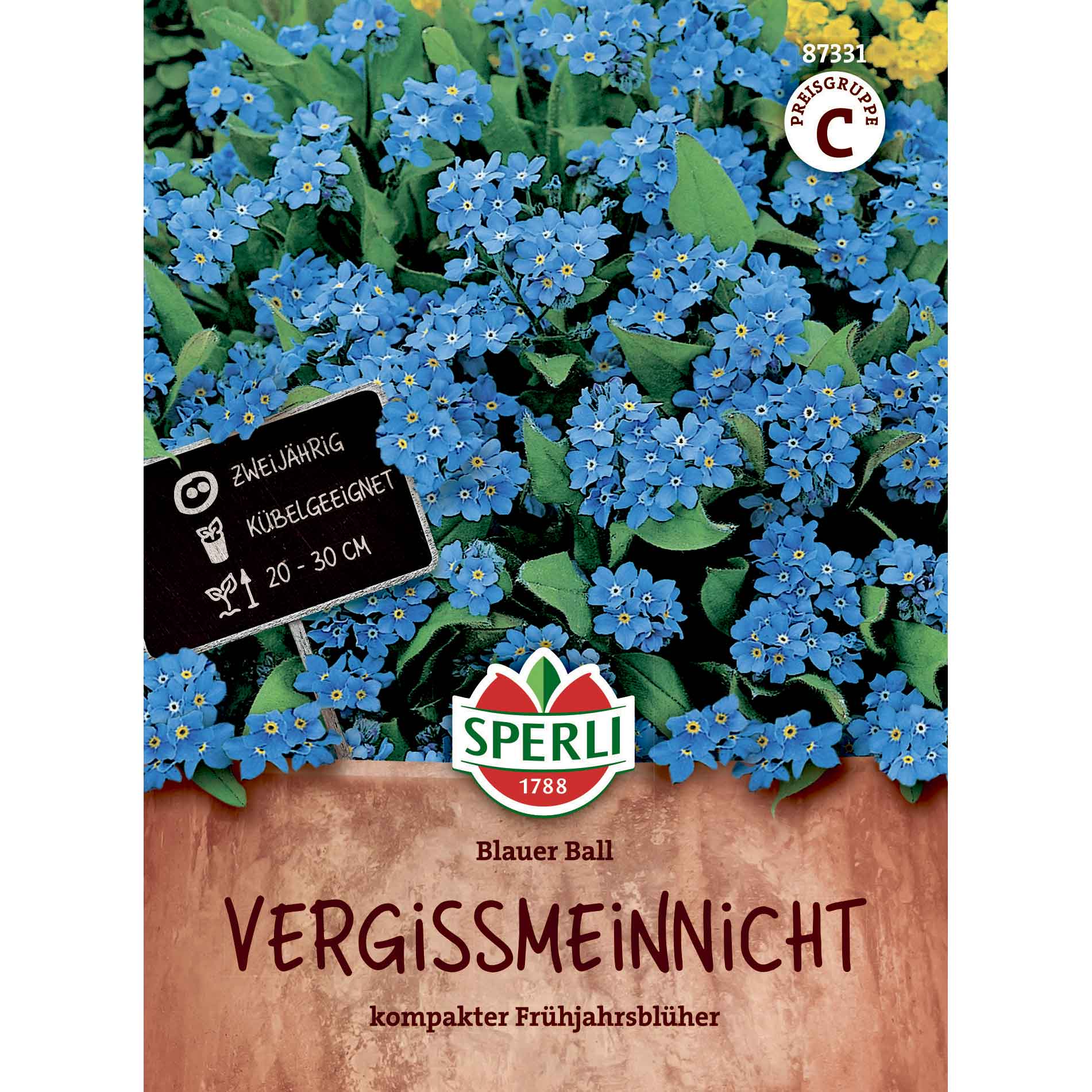 Forglemmigej - Blauer Ball