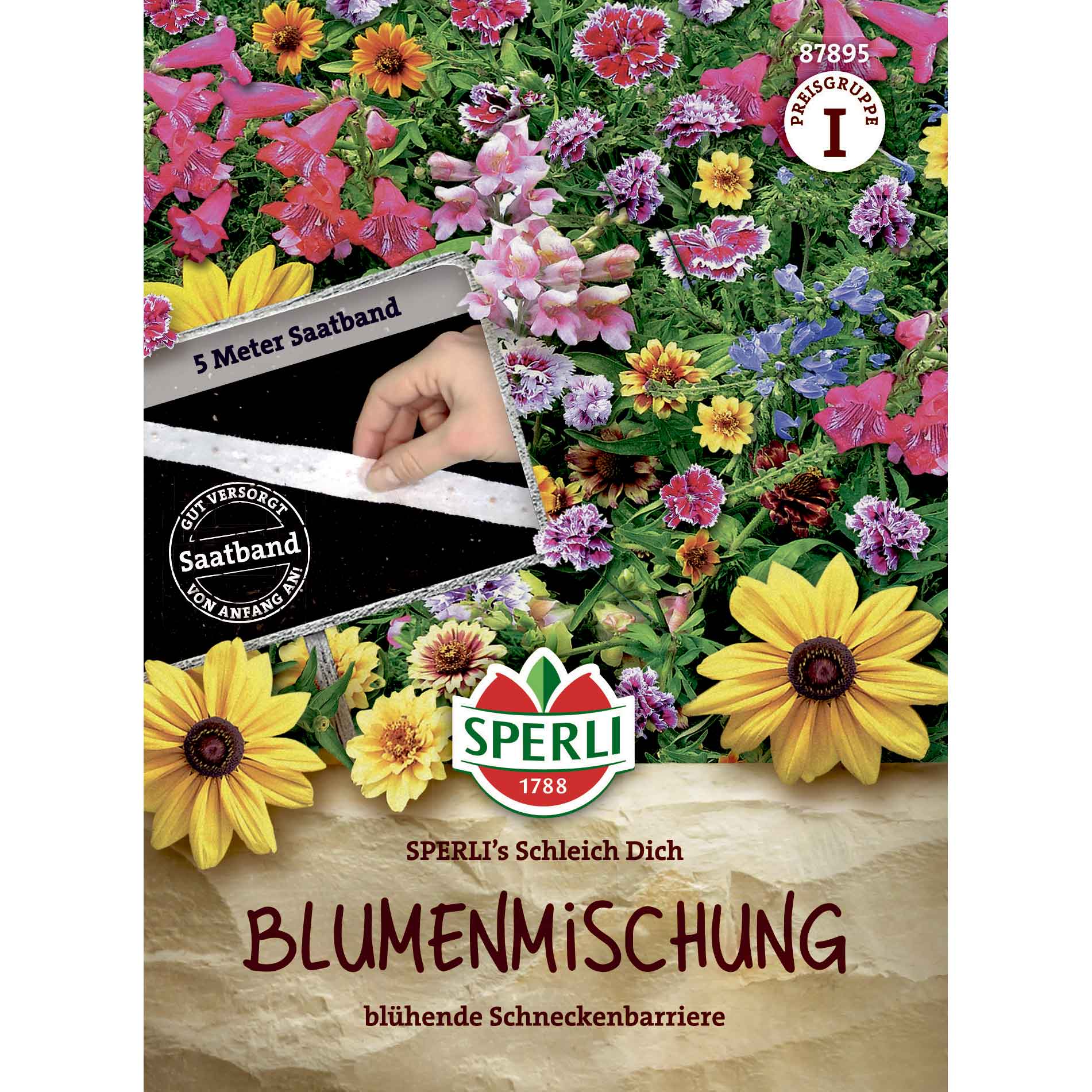 Blomblandning - Blommande snigelbarriär SPERLI's Schleich Dich, frötejp