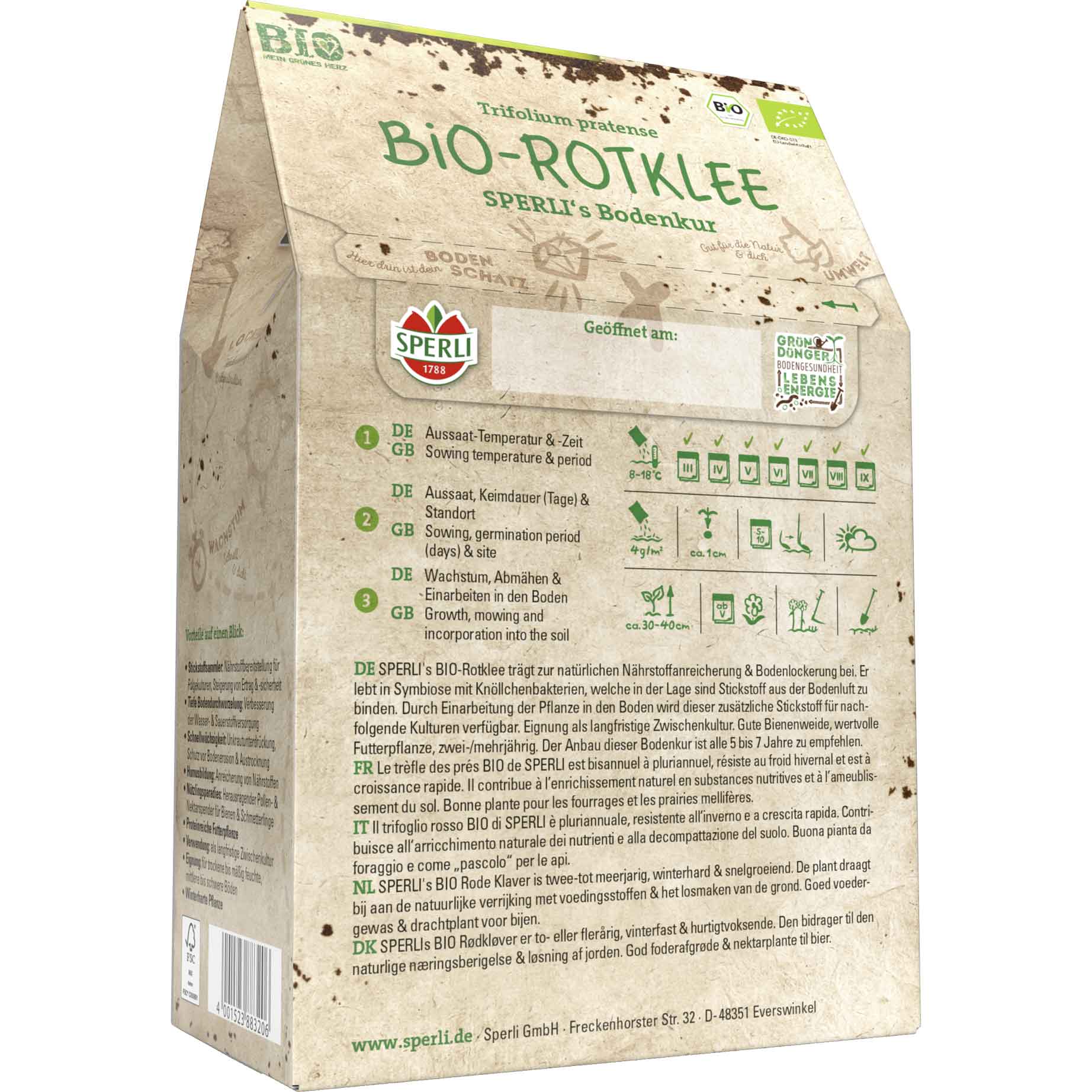 Red clover - Organic - Spreli - 0.23 kg