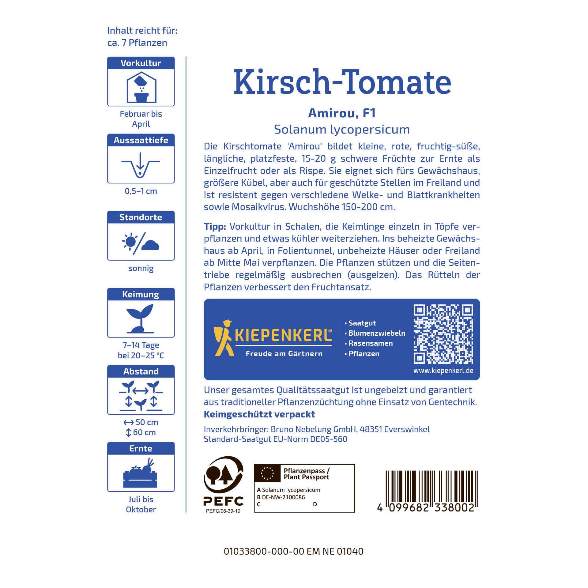 Cherry tomato Amirou, F1