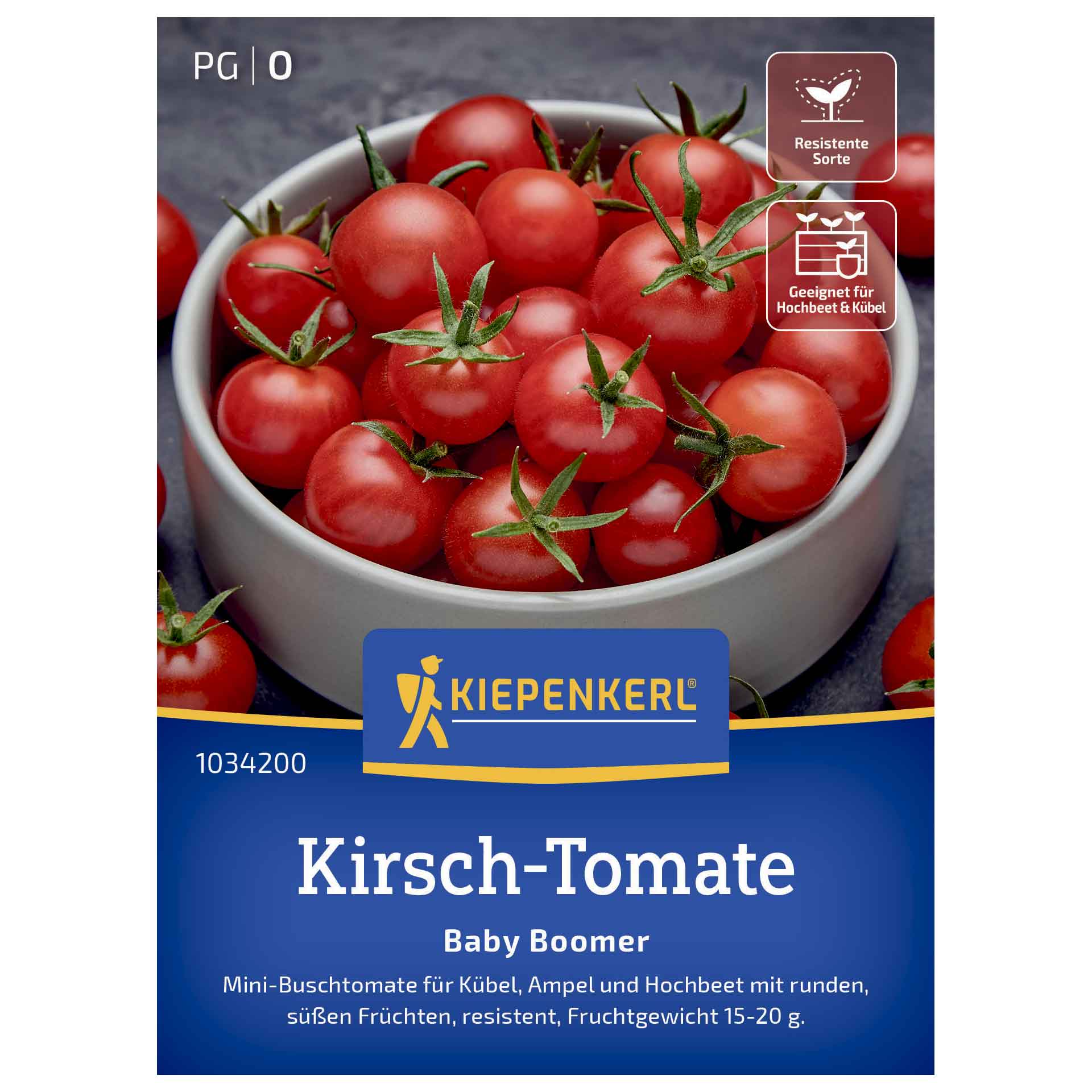Cherry tomato, Baby Boomer, F1
