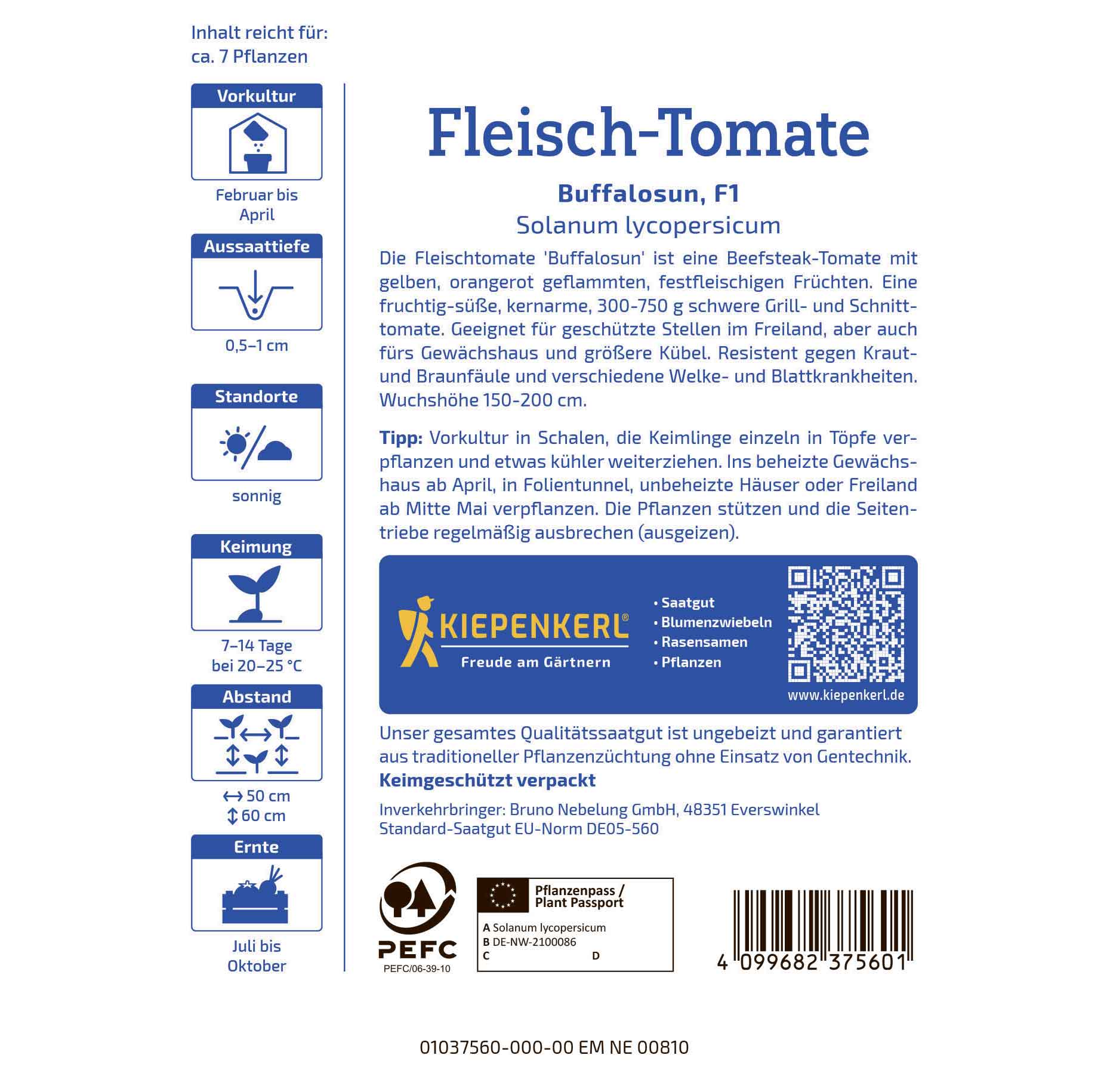 Beefsteak tomato Buffalosun, F1