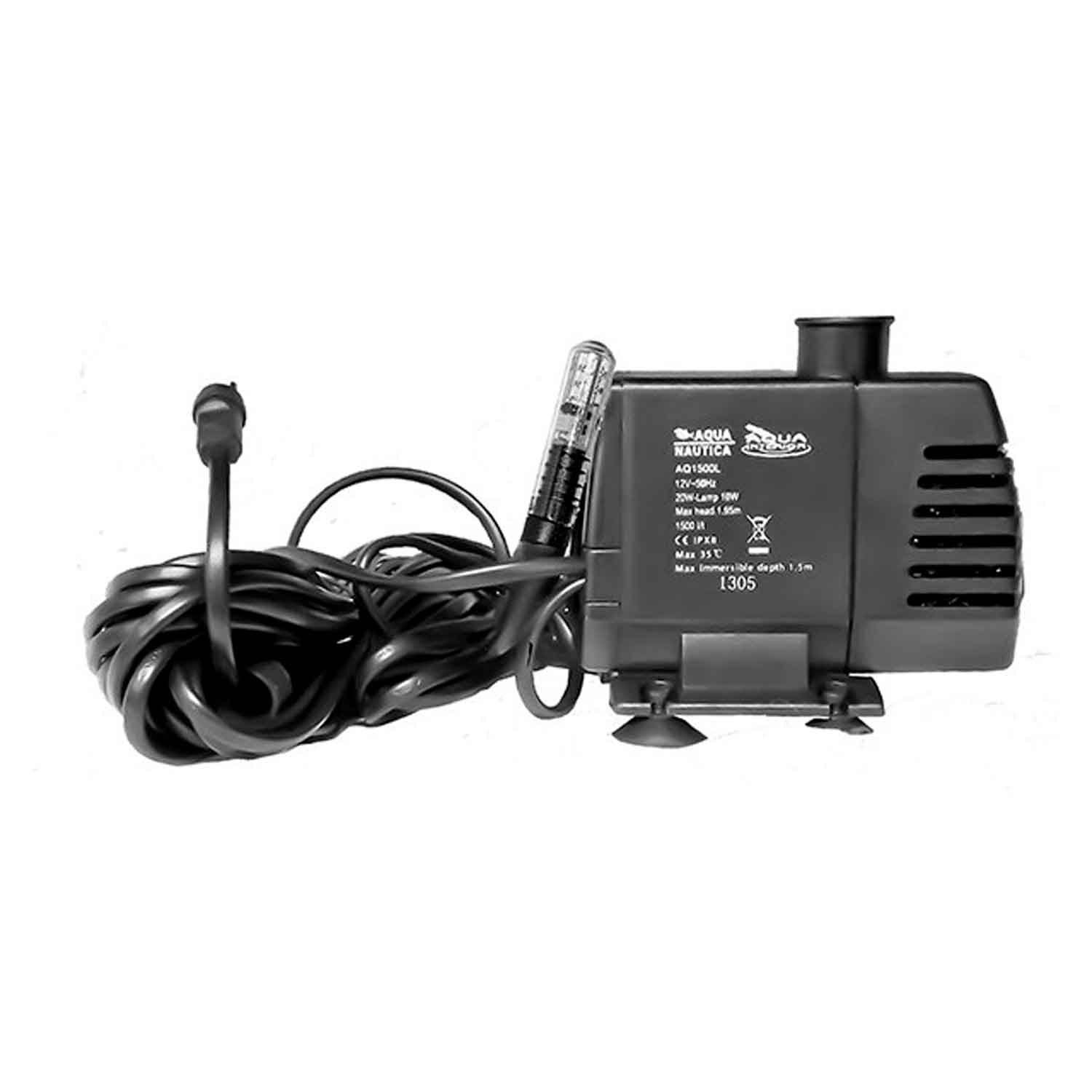 Vattenvågspump AQ 1500L w. ljus (C)