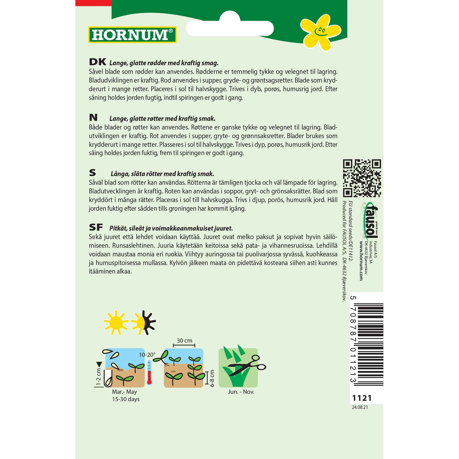 Parsley root seeds - Lange Oberlaar