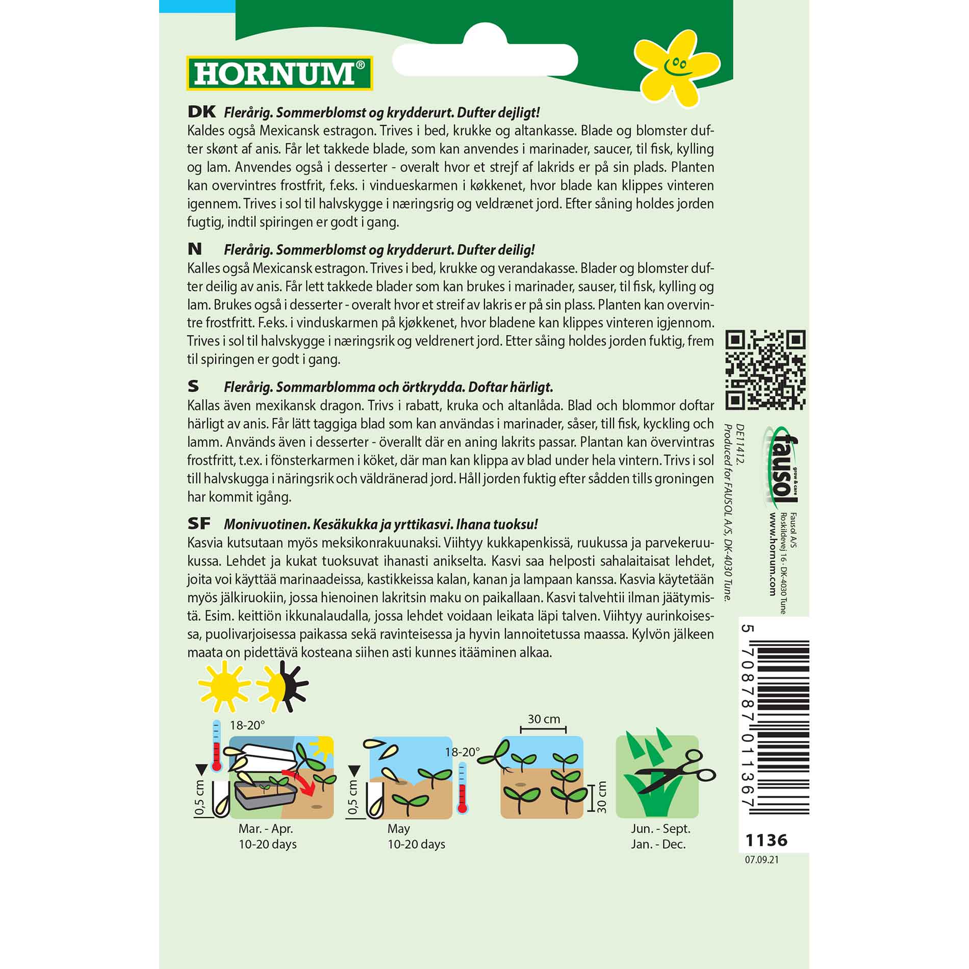 Ringblomma frön - Dragon - Lakrits Ringblomma