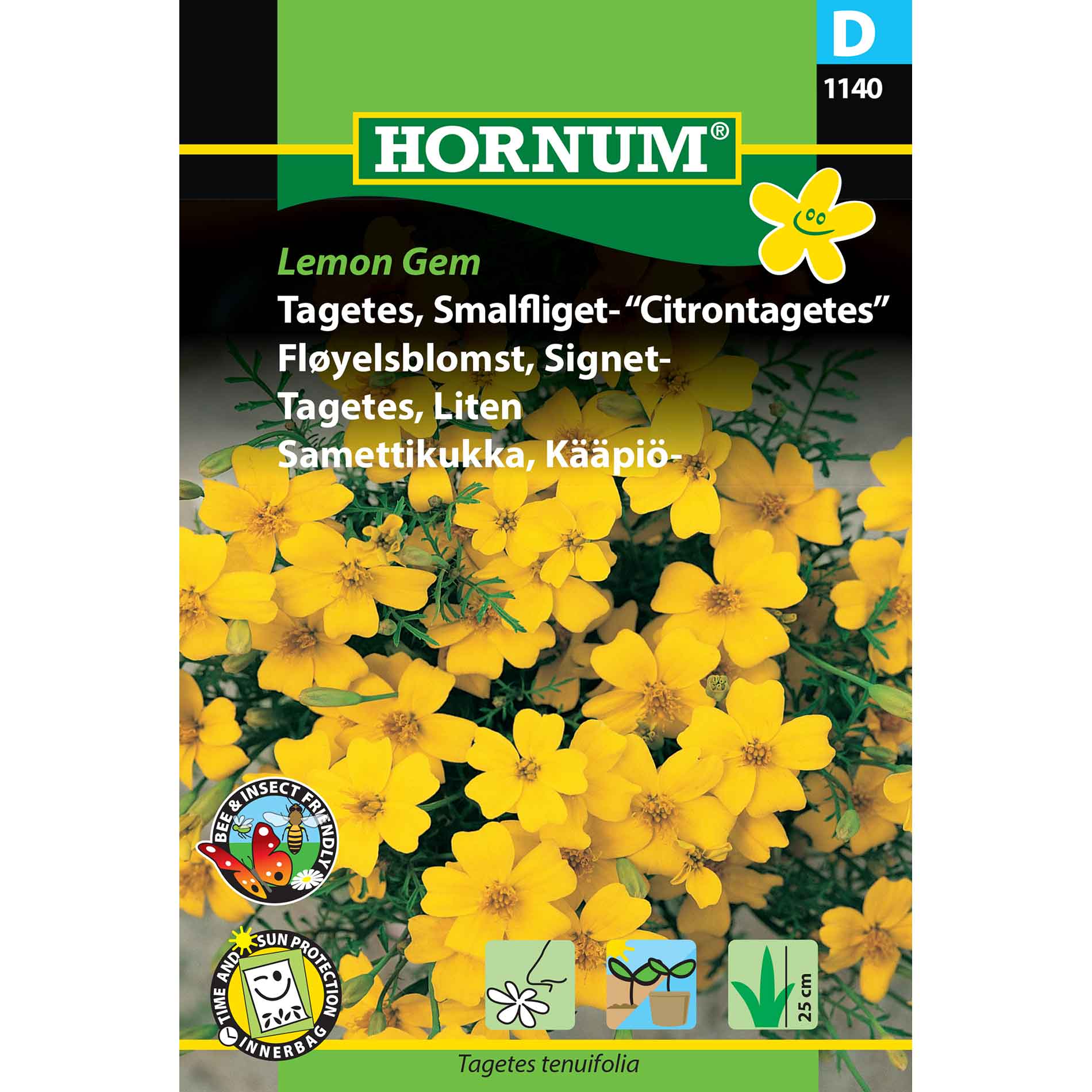 Tagetes frø - Smalfliget - Citrontagetes