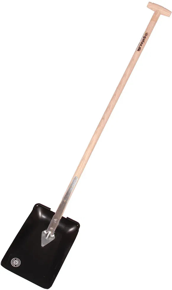 Galax digging shovel w/thread, polished handle