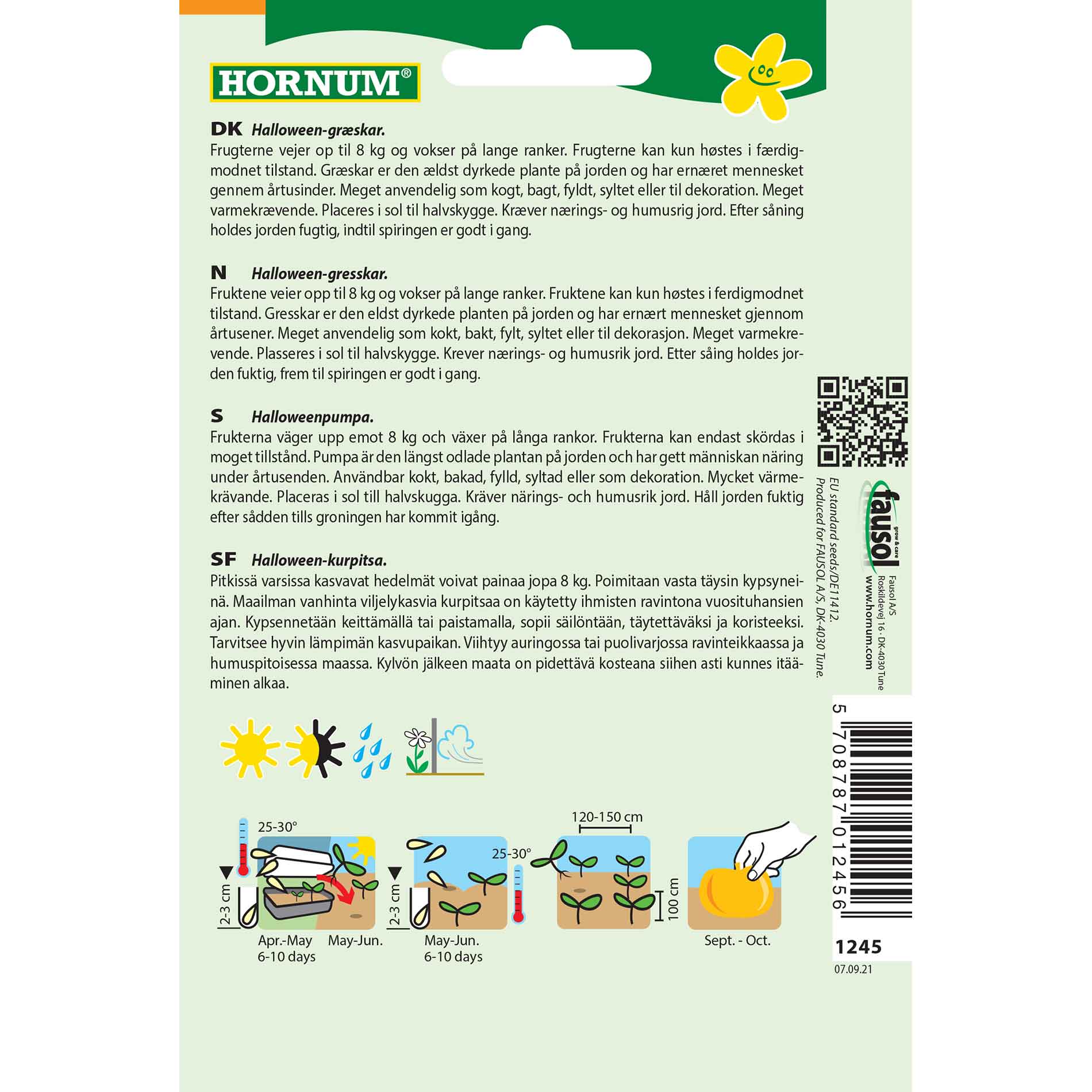 Pumpafrön - Mandel - Tom Fox