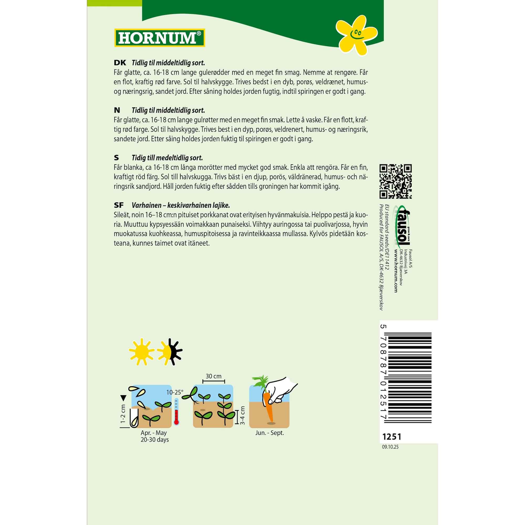 Gulerod, Sommer- Amsterdam 2