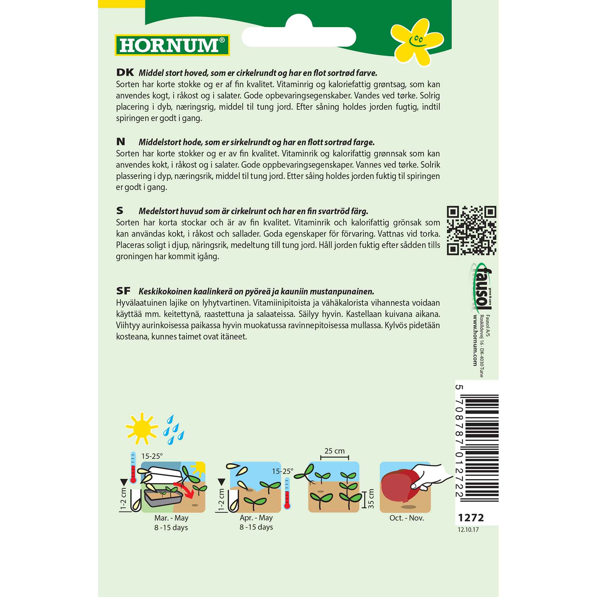 Red cabbage seeds - Roodkop