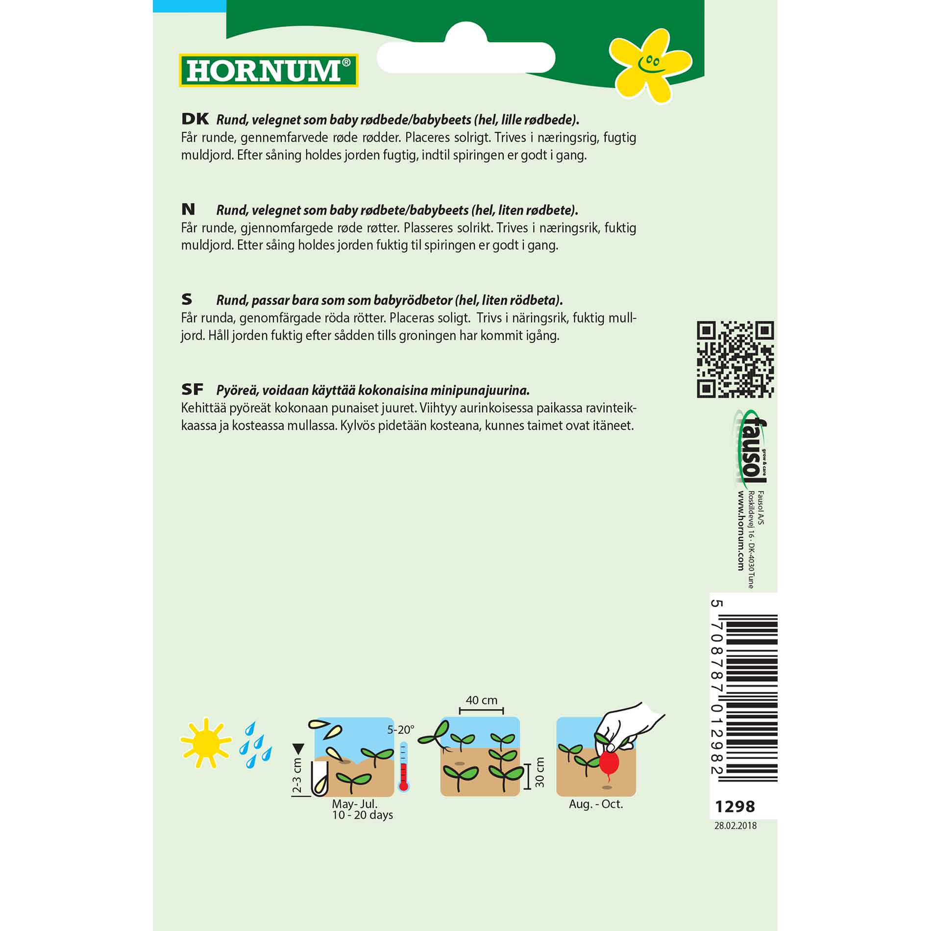 Beetroot seeds - Moulin Rouge