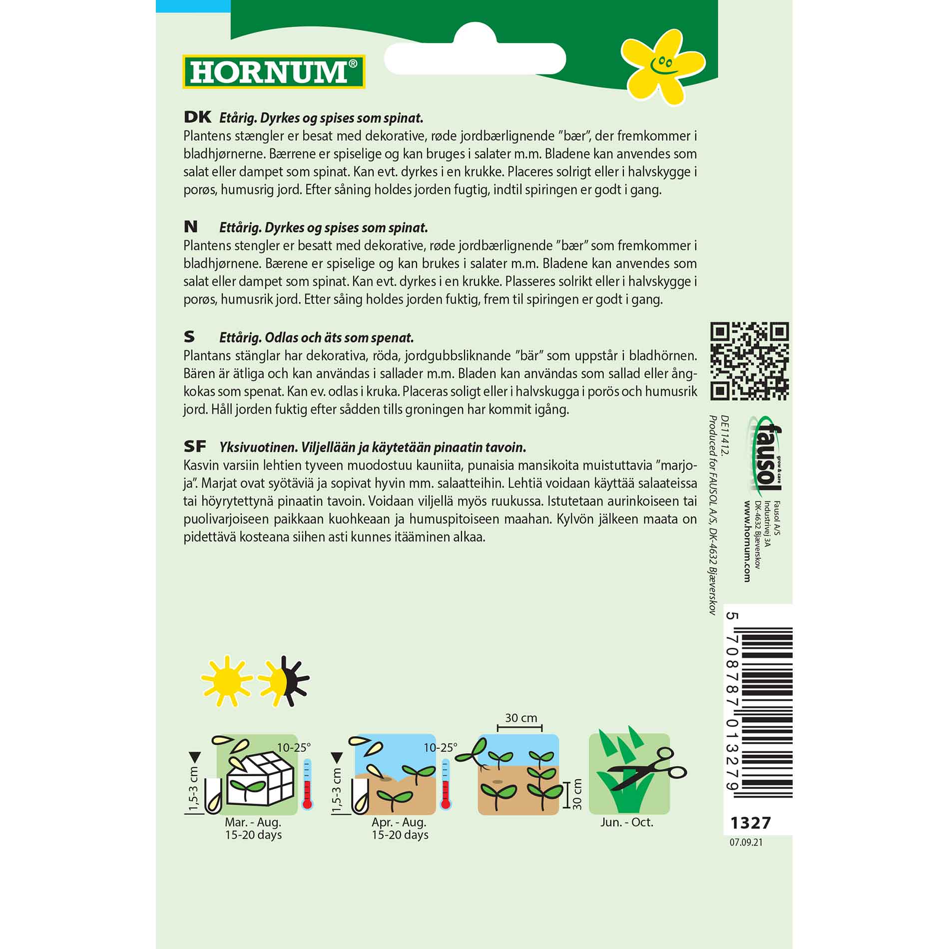 Spenatfrön - Jordgubbe