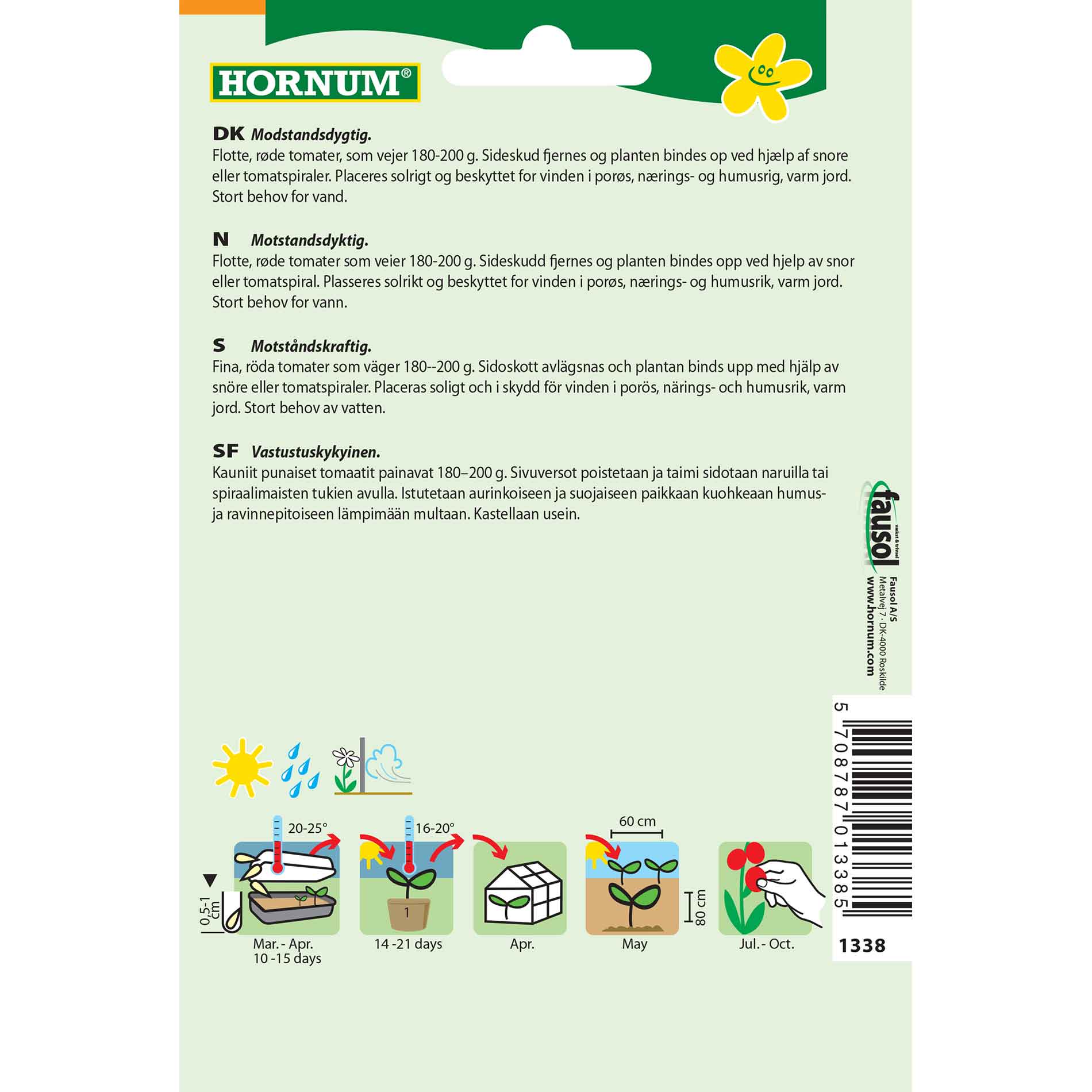 Tomato, Fantasio F1 Hybrid (F)