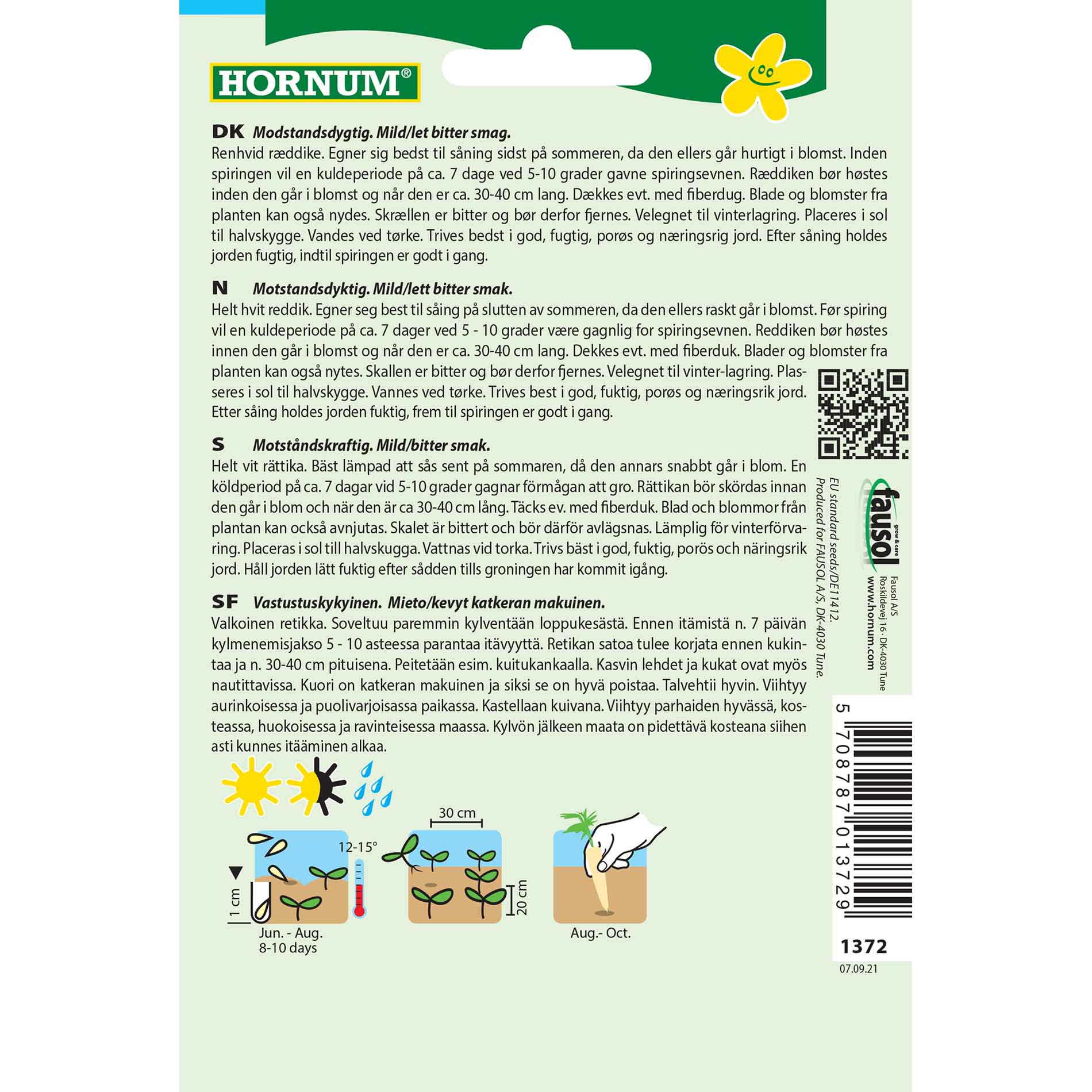 Kinesiska rädisfrön - Minowase SC F1