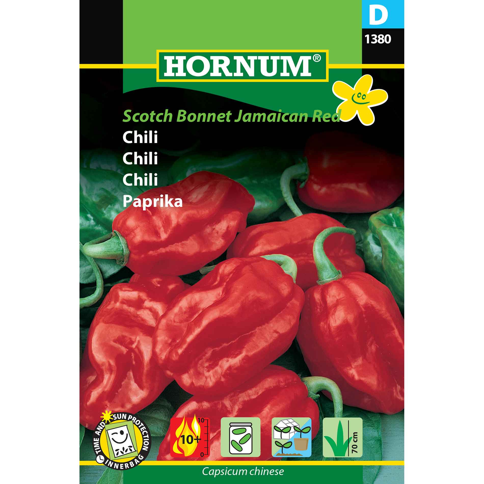 Chili frön - Scotch Bonnet Jamaican Red
