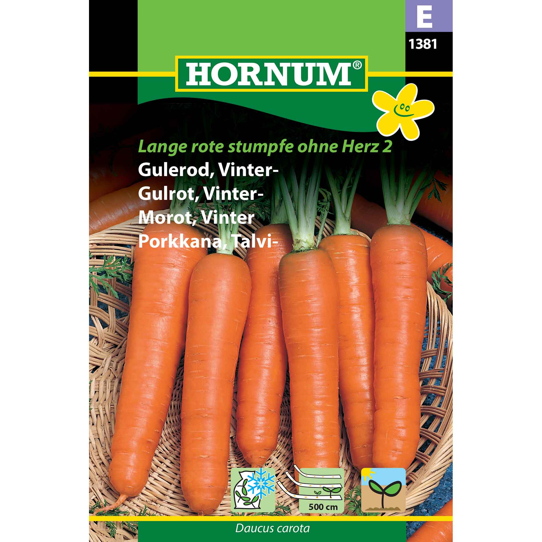 Carrot seeds - Winter carrot, Seed tape
