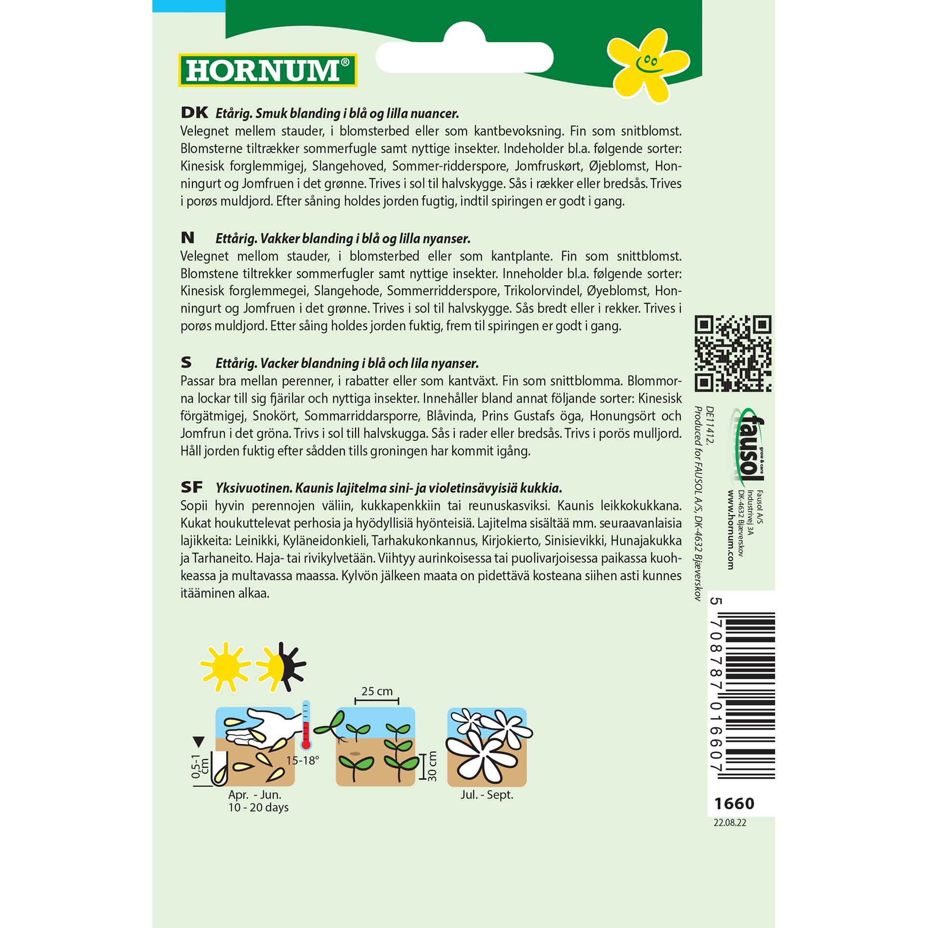 Flower seed mix - Blue