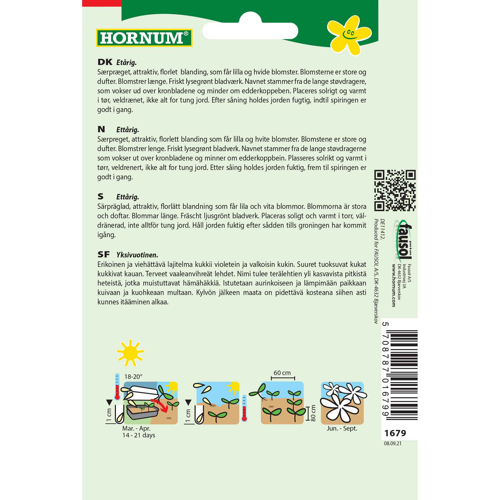 Edderkoppeplante, blanding (B)
