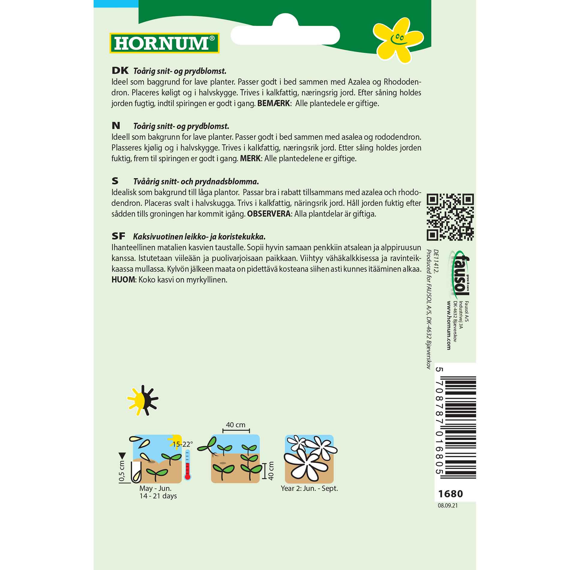 Foxglove seeds - mix - Mervita